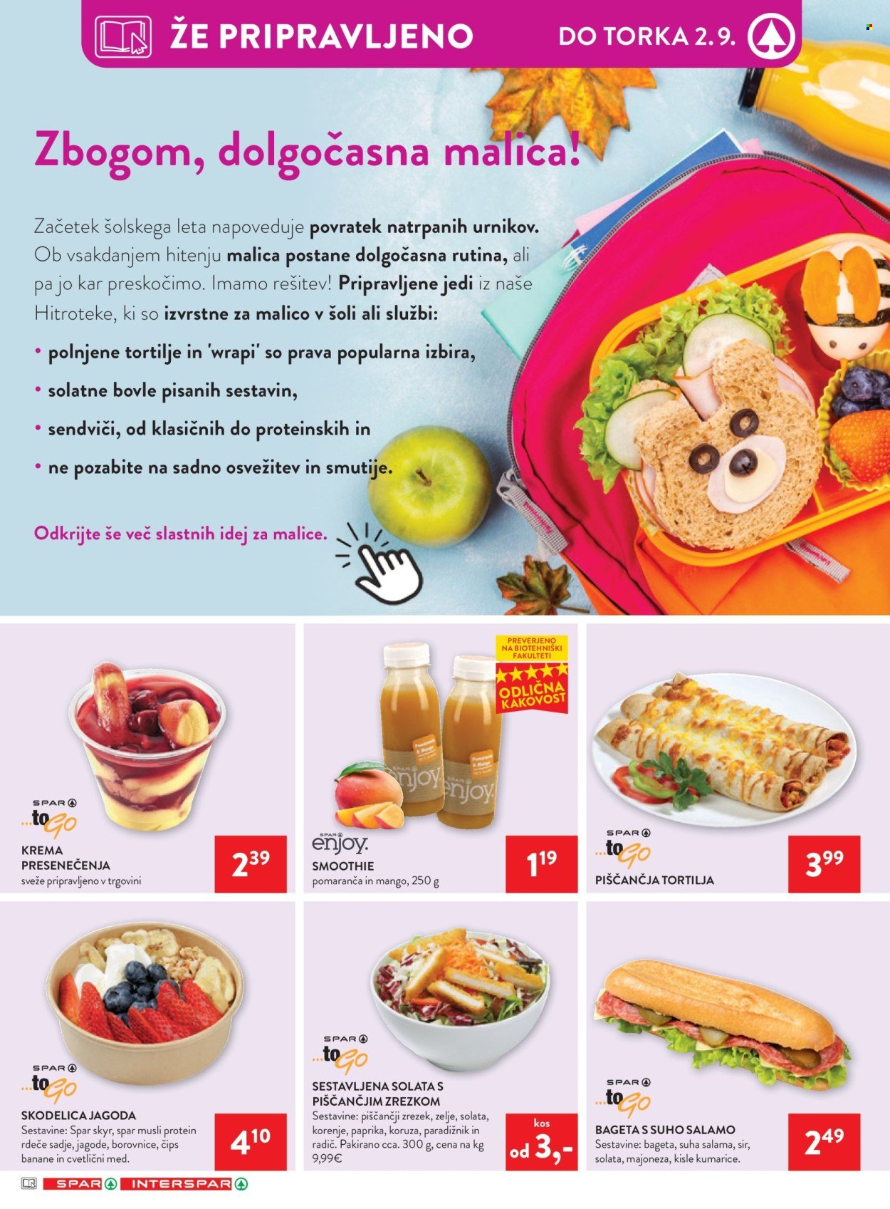 SPAR katalog - Od srede, 27. 8. 2025 (2025-08-27 - 2025-09-09)