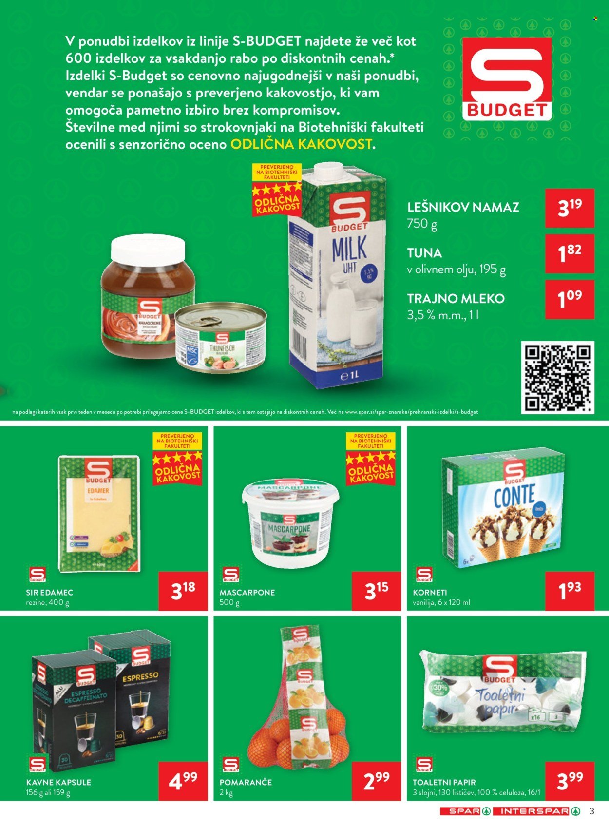 SPAR katalog - Od srede, 27. 8. 2025 (2025-08-27 - 2025-09-09)