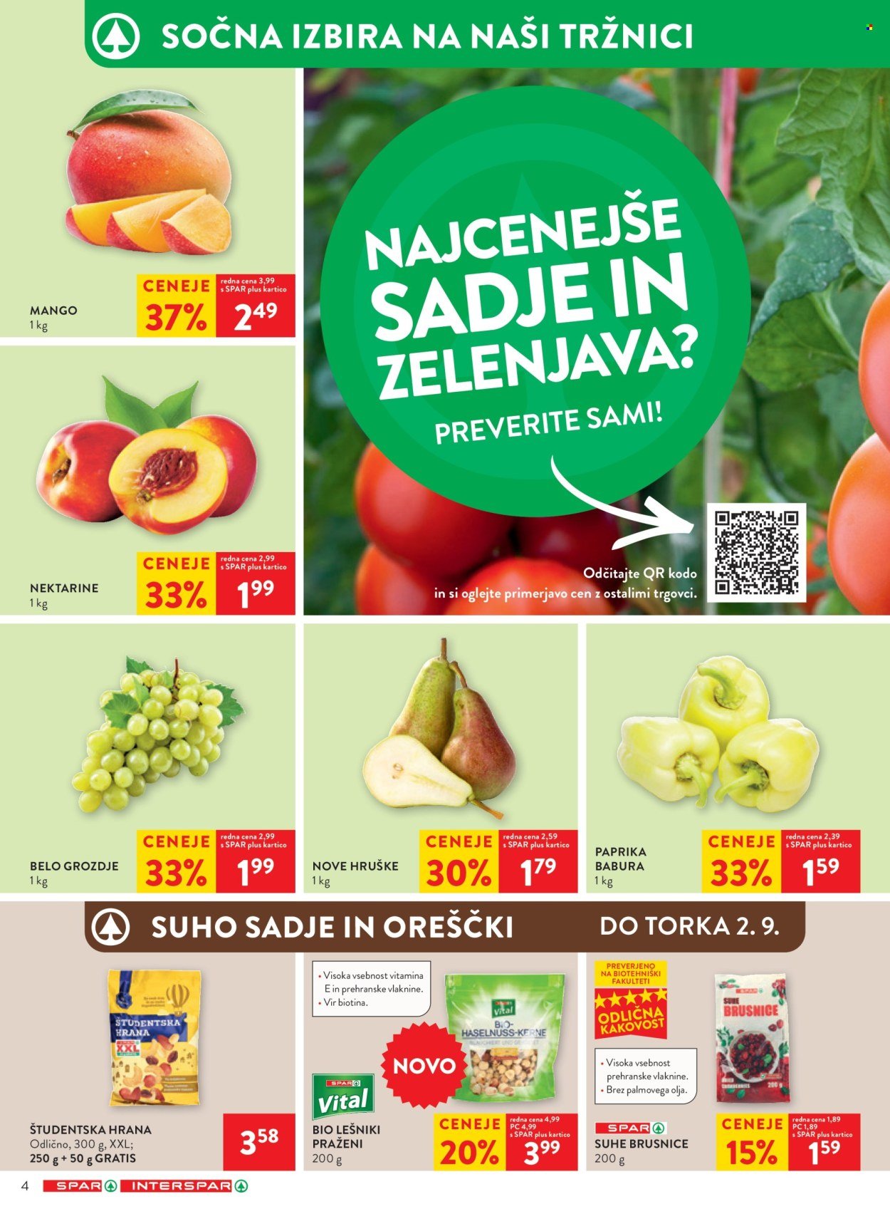SPAR katalog - Od srede, 27. 8. 2025 (2025-08-27 - 2025-09-09)