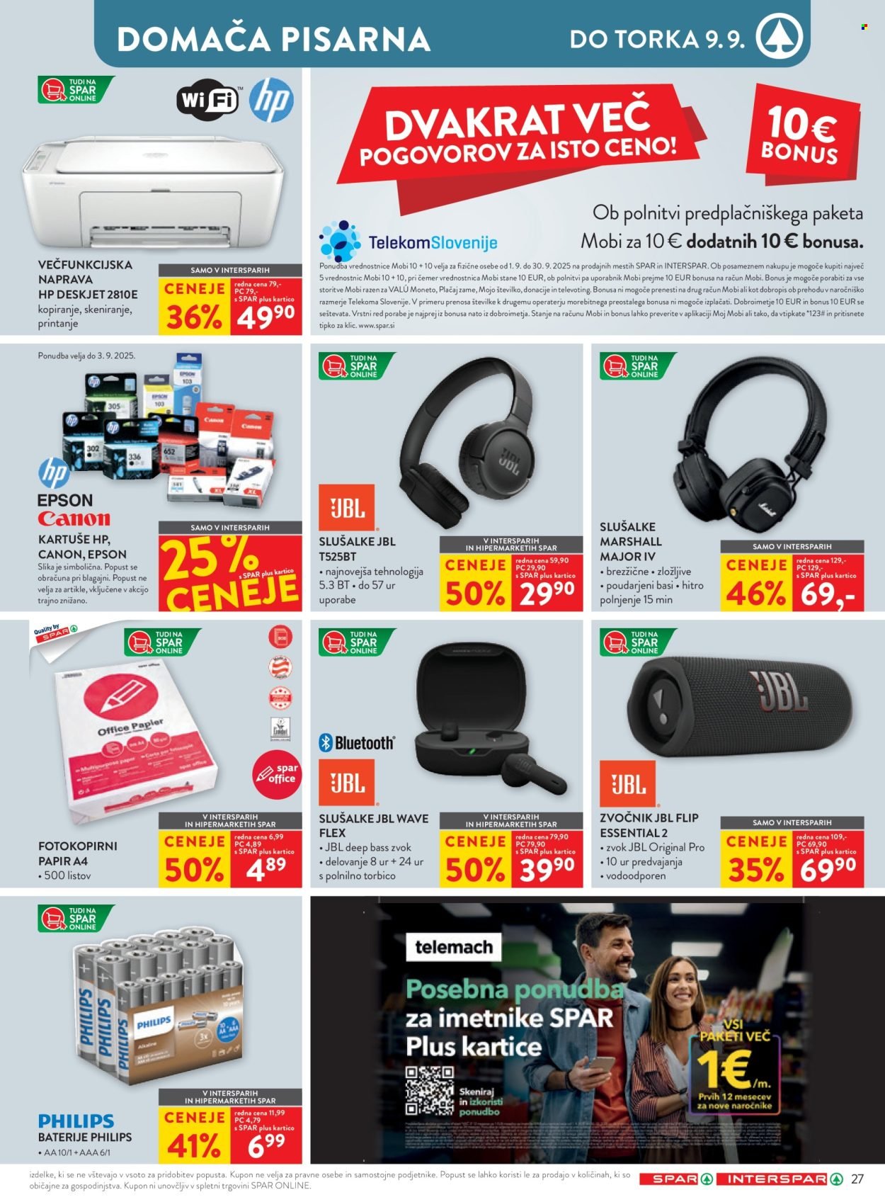 SPAR katalog - Od srede, 27. 8. 2025 (2025-08-27 - 2025-09-09)