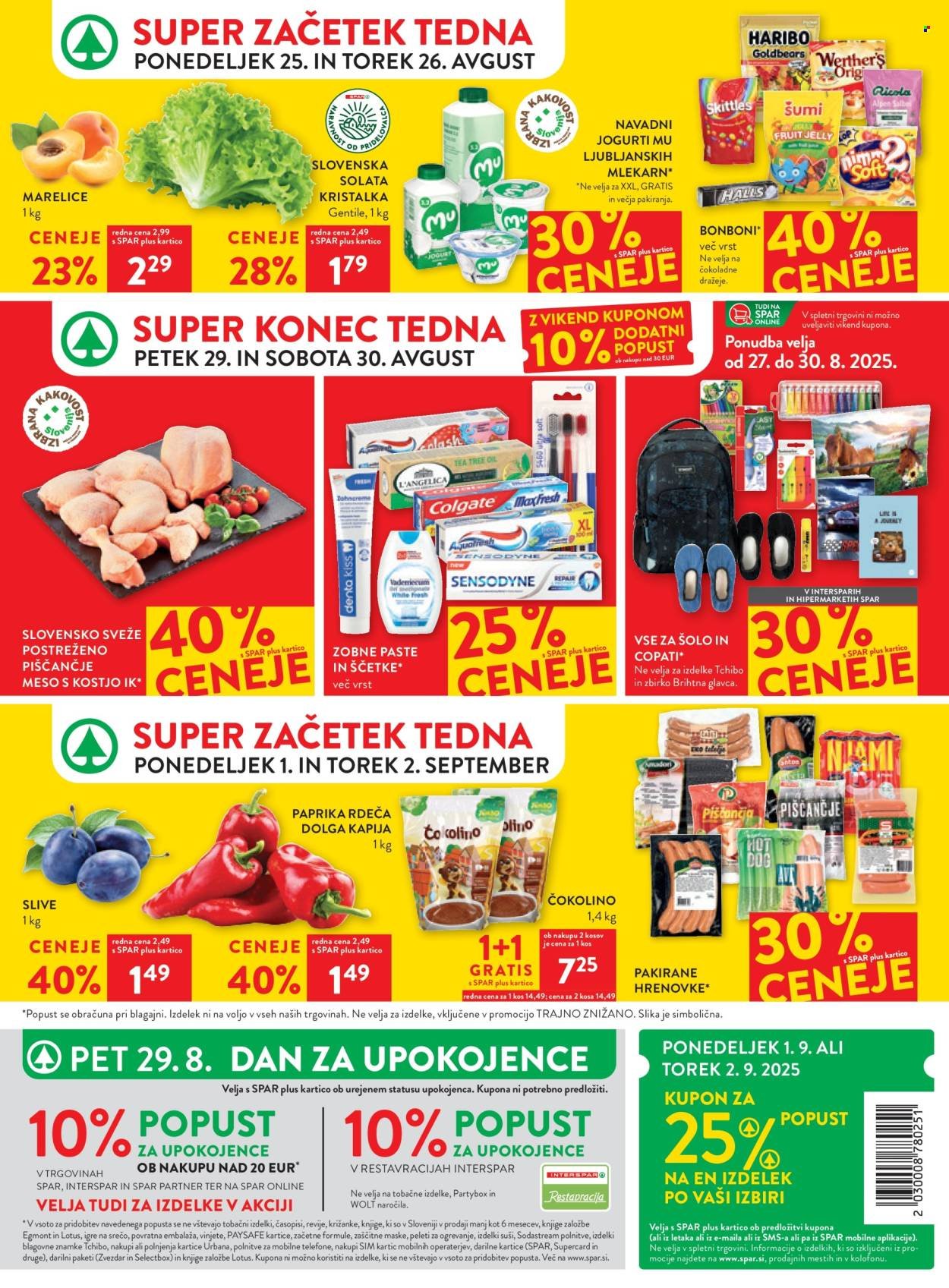 SPAR katalog - Od srede, 27. 8. 2025 (2025-08-27 - 2025-09-09)