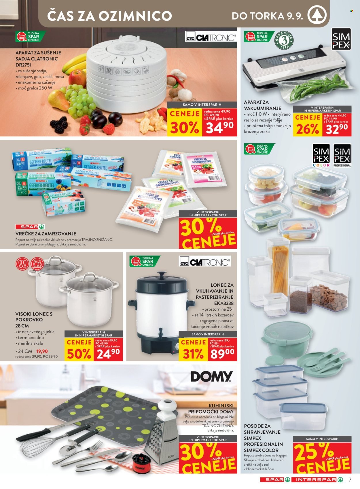 SPAR katalog - Od srede, 27. 8. 2025 (2025-08-27 - 2025-09-09)