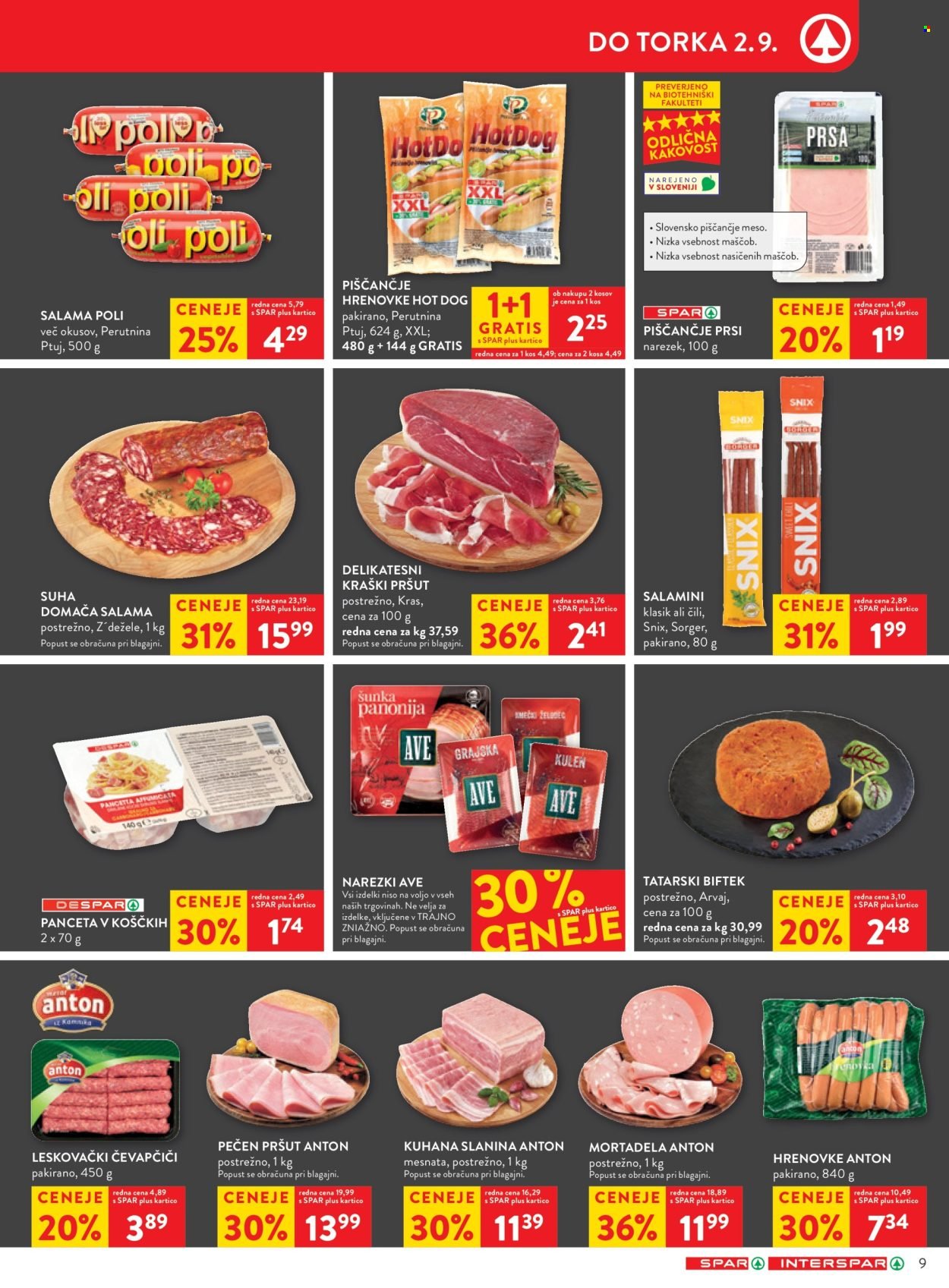 SPAR katalog - Od srede, 27. 8. 2025 (2025-08-27 - 2025-09-09)