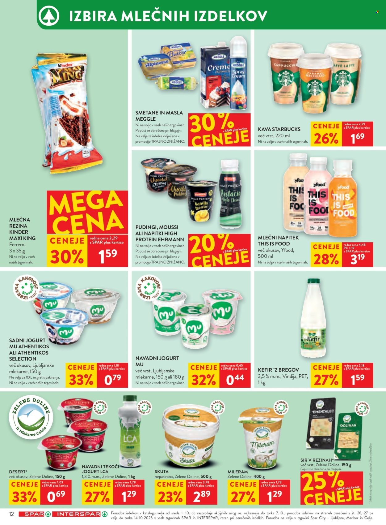 SPAR katalog - Od srede, 1. 10. 2025 (2025-10-01 - 2025-10-14)
