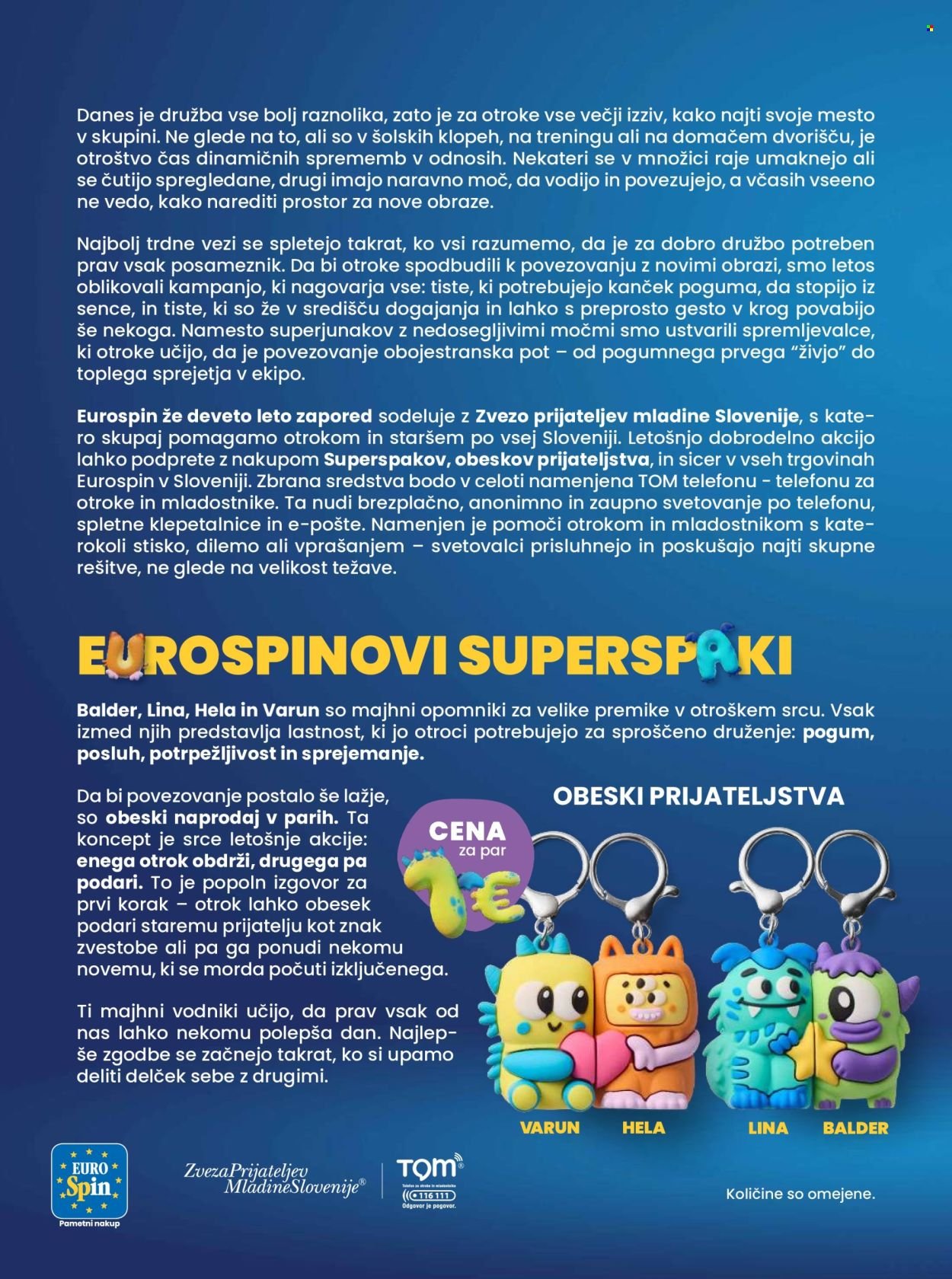 EUROSPIN katalog - Brošura Superspaki - Eurospinova dobrodelna akcija (2026-04-09 - 2026-04-15)