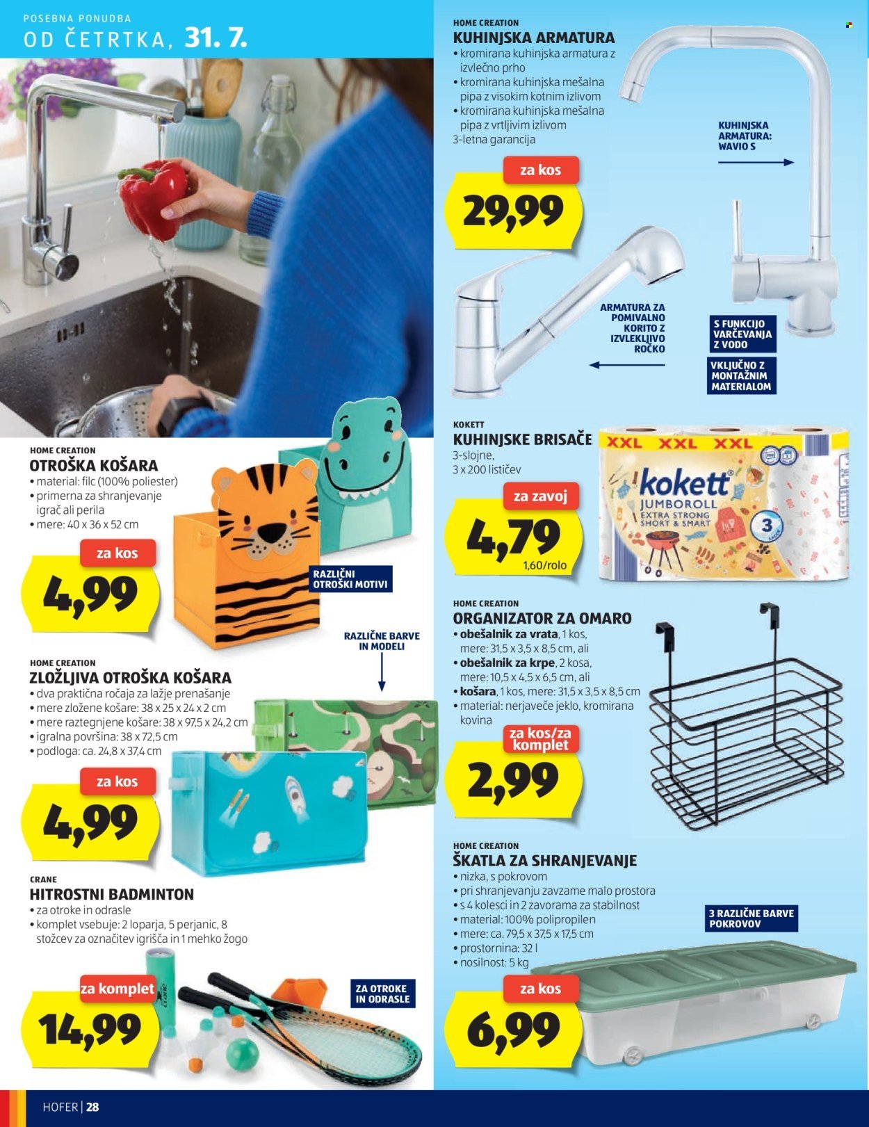 HOFER katalog - Od ponedeljek, 28. 7. 2025 (2025-07-28 - 2025-08-02)