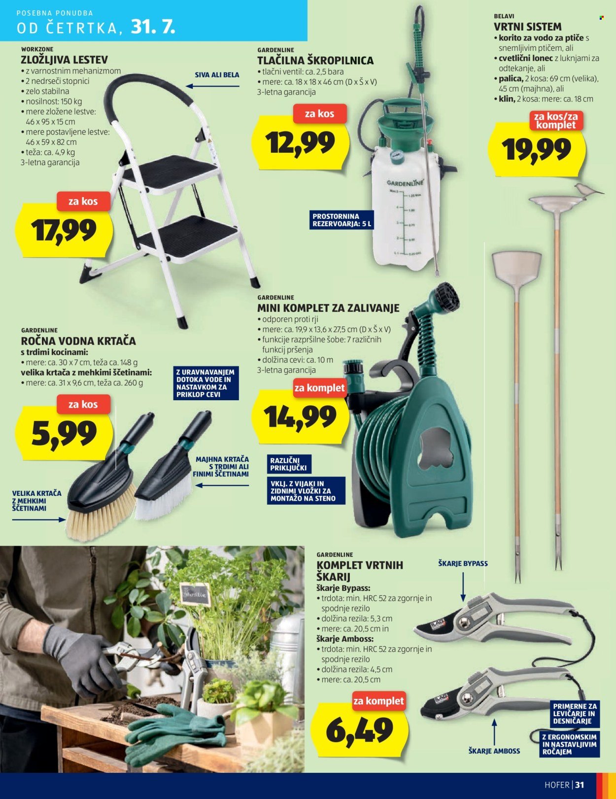 HOFER katalog - Od ponedeljek, 28. 7. 2025 (2025-07-28 - 2025-08-02)