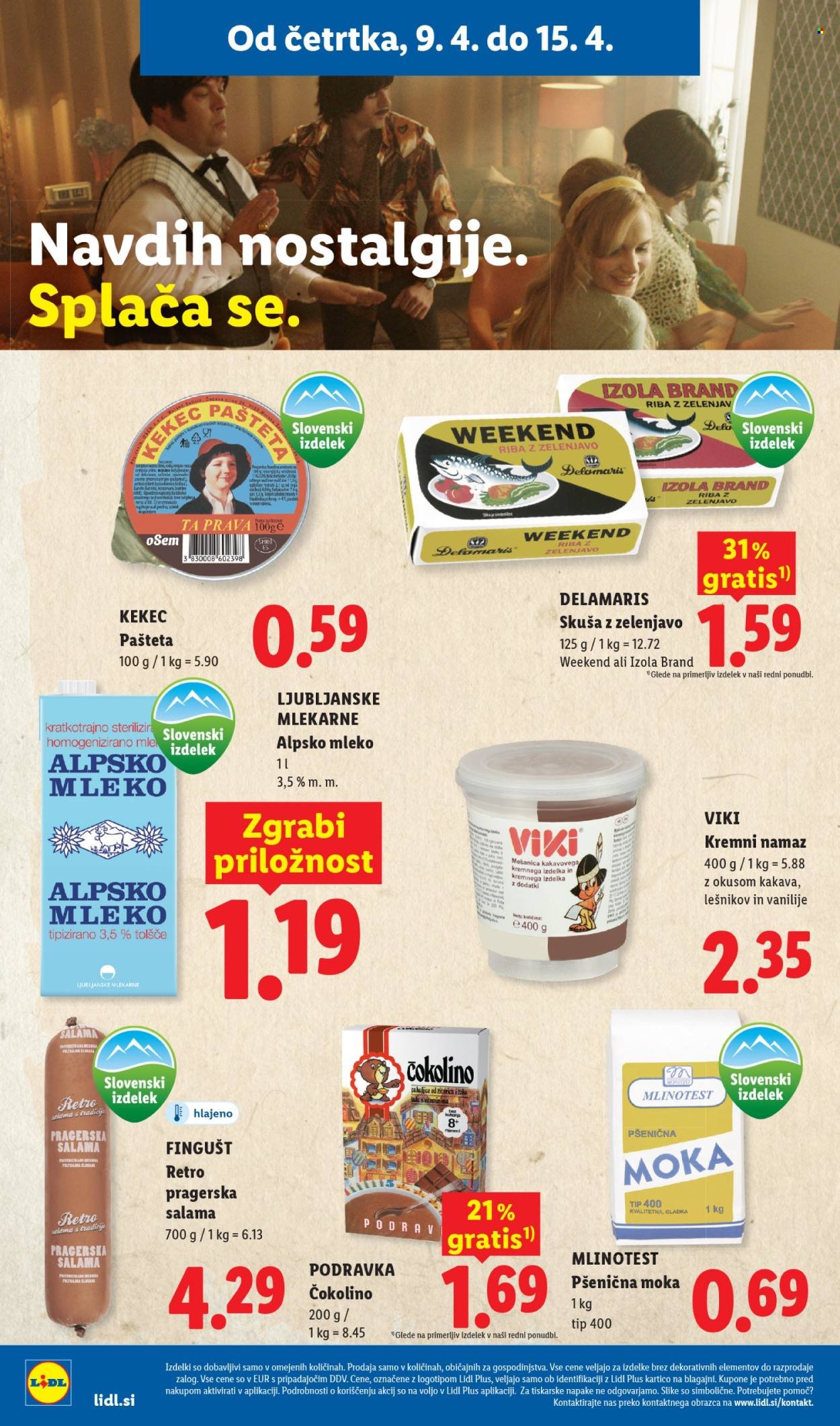LIDL katalog - Od četrtka, 9. 4. 2026 (2026-04-09 - 2026-04-15)