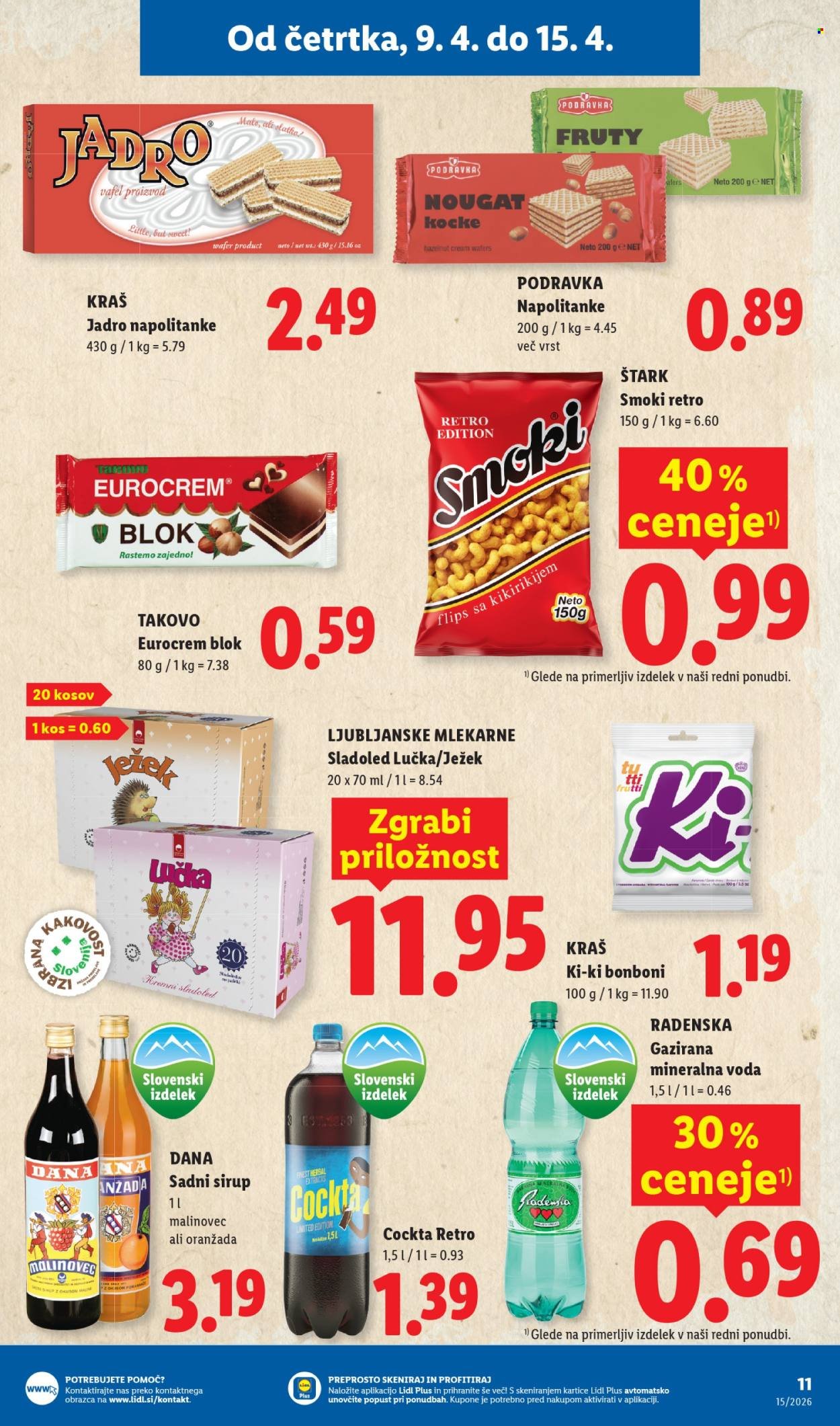 LIDL katalog - Od četrtka, 9. 4. 2026 (2026-04-09 - 2026-04-15)