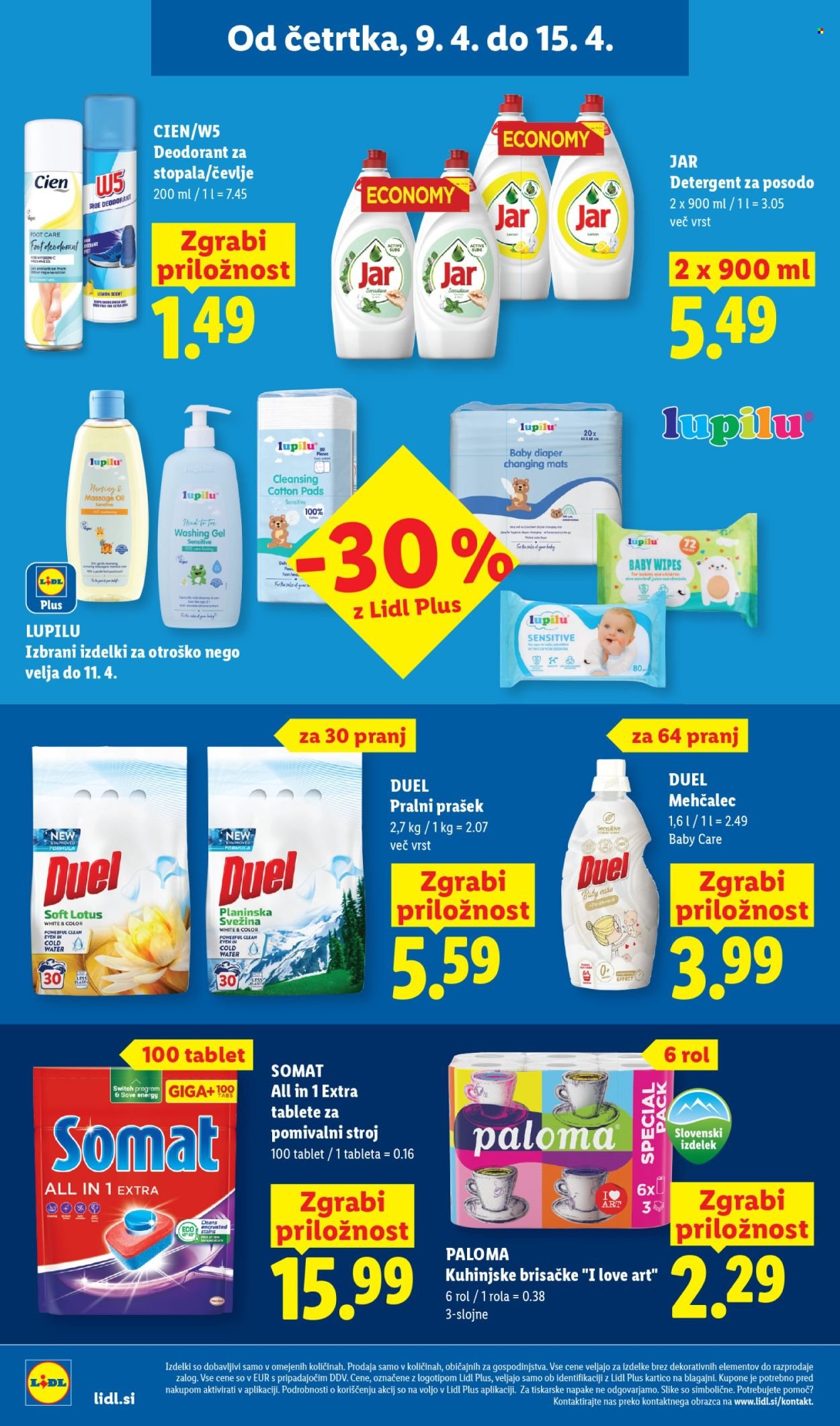 LIDL katalog - Od četrtka, 9. 4. 2026 (2026-04-09 - 2026-04-15)