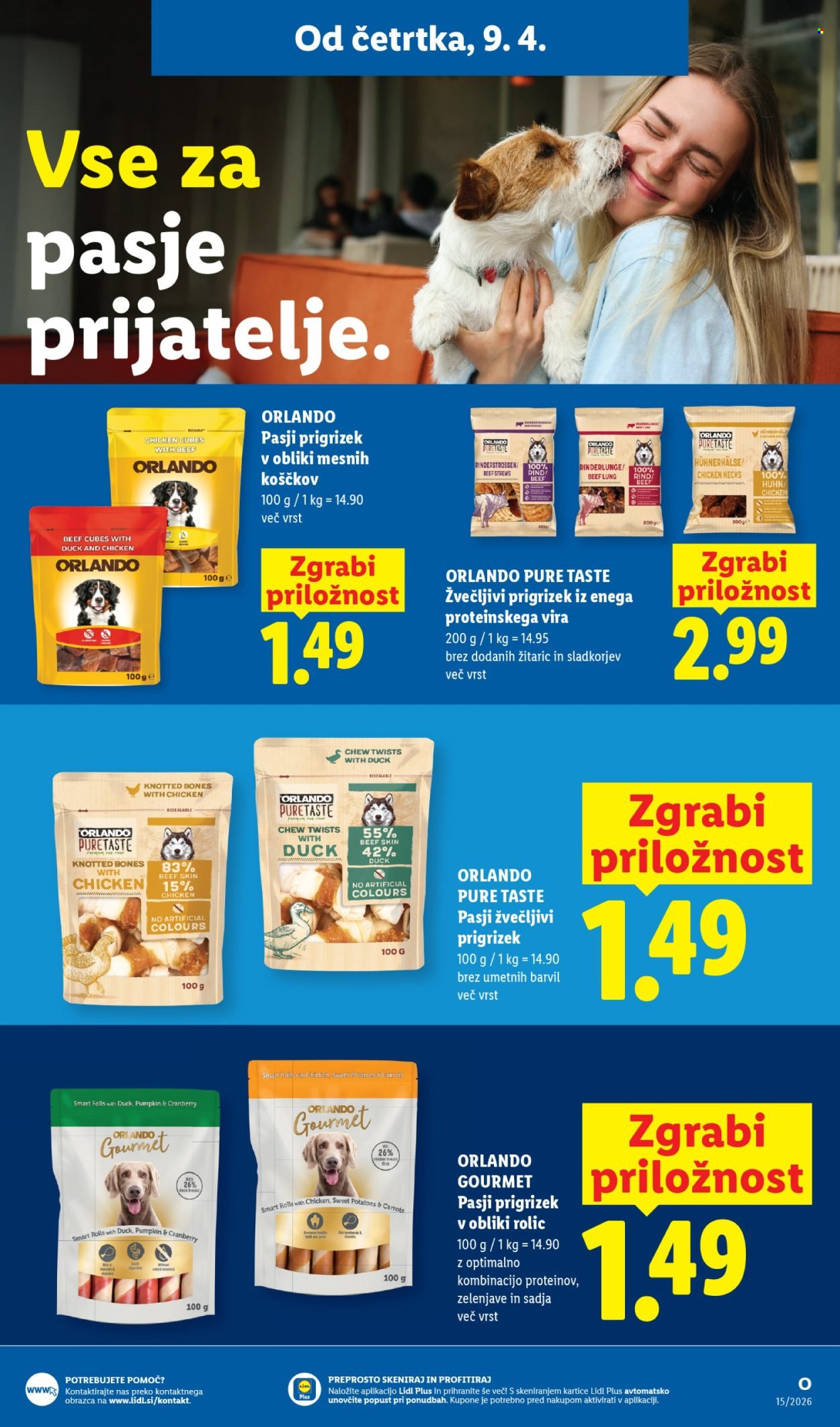 LIDL katalog - Od četrtka, 9. 4. 2026 (2026-04-09 - 2026-04-15)