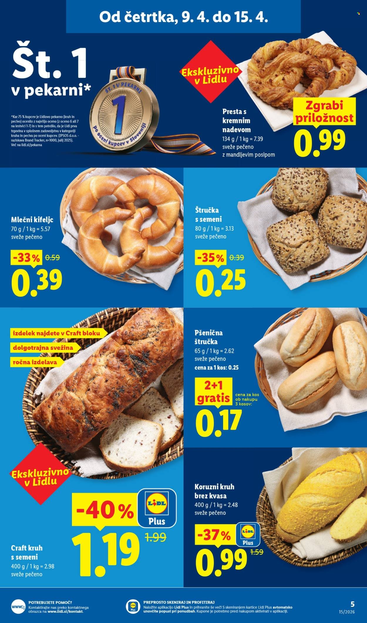LIDL katalog - Od četrtka, 9. 4. 2026 (2026-04-09 - 2026-04-15)