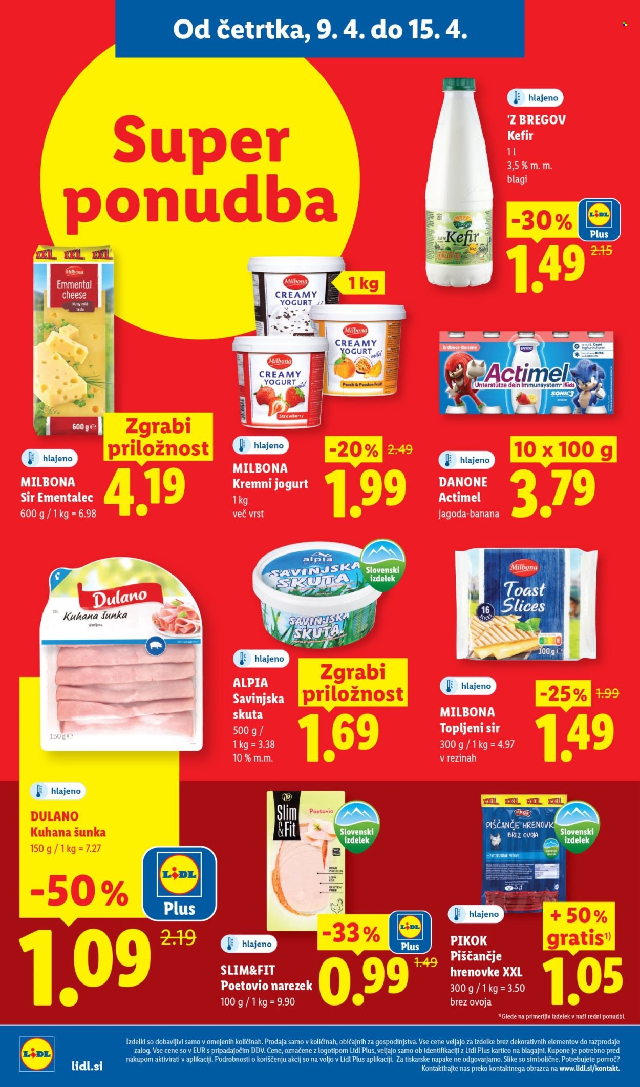 LIDL katalog - Od četrtka, 9. 4. 2026 (2026-04-09 - 2026-04-15)