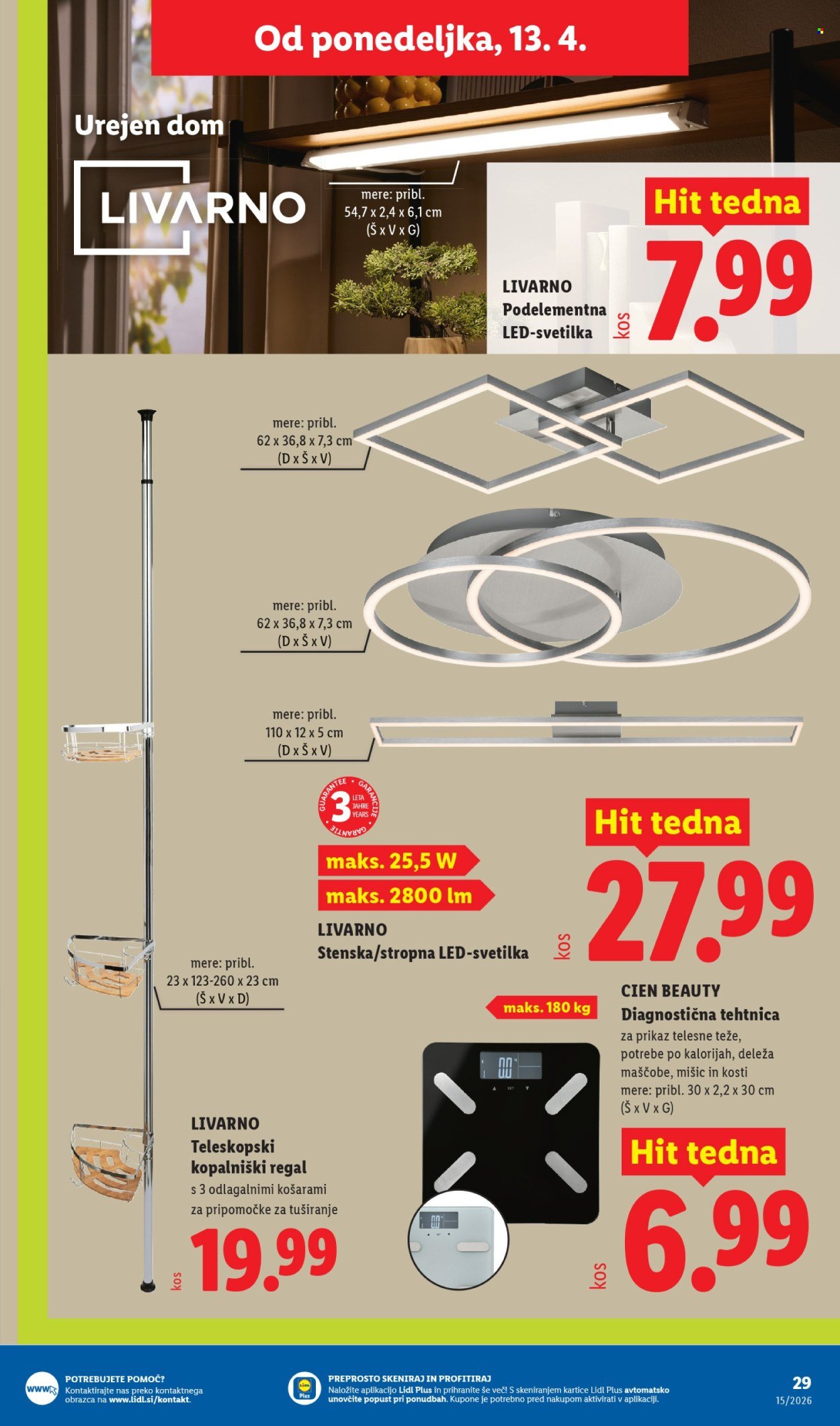LIDL katalog - Od četrtka, 9. 4. 2026 (2026-04-09 - 2026-04-15)