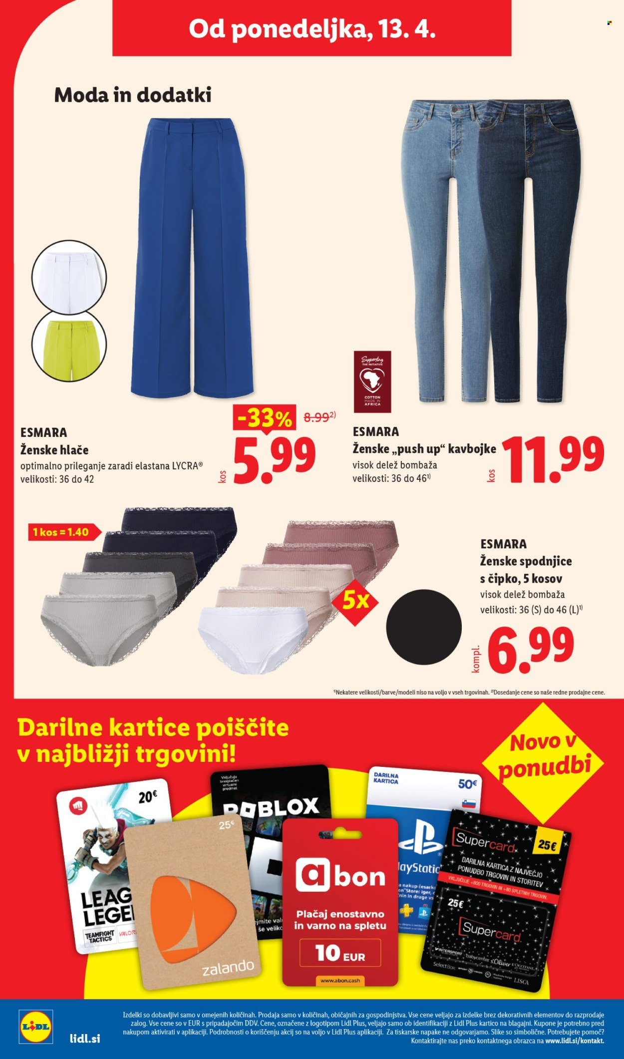 LIDL katalog - Od četrtka, 9. 4. 2026 (2026-04-09 - 2026-04-15)