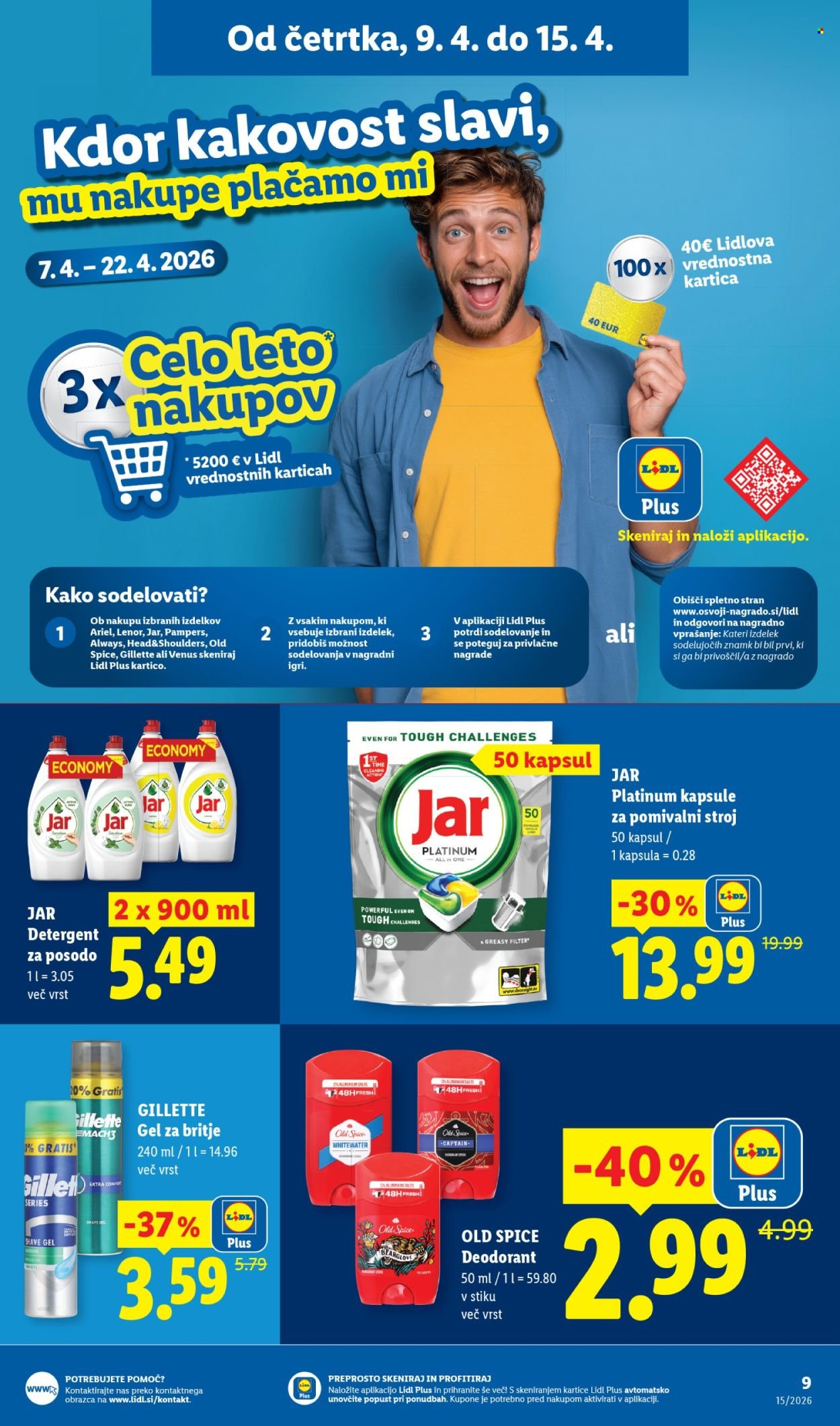 LIDL katalog - Od četrtka, 9. 4. 2026 (2026-04-09 - 2026-04-15)