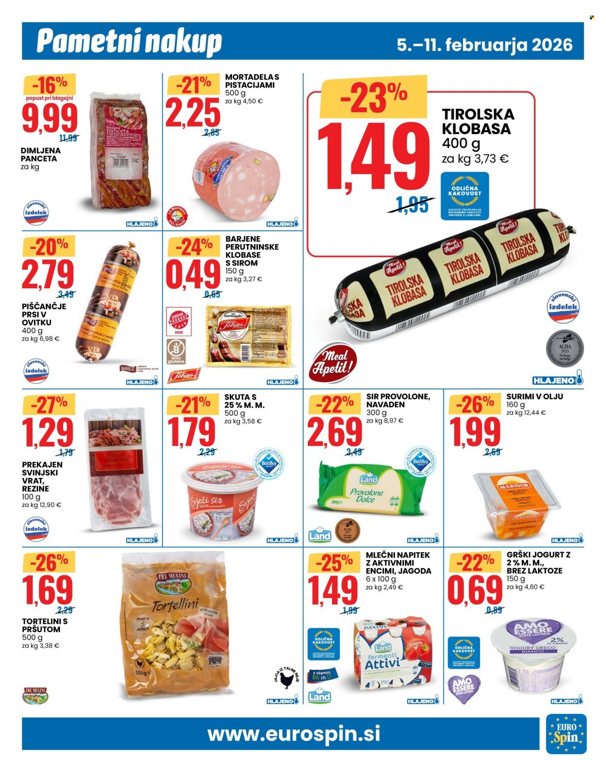 EUROSPIN katalog - Štekamo pametni nakup (2026-02-05 - 2026-02-11)