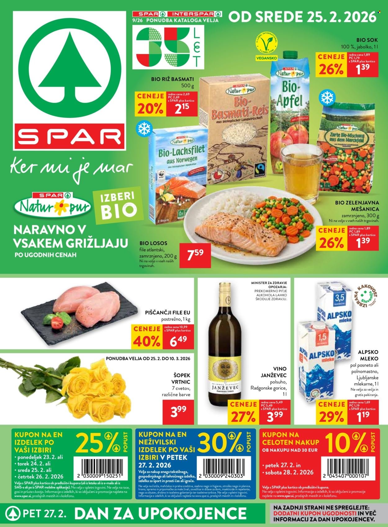 SPAR katalog - Od srede, 25. 2. 2026 (2026-02-25 - 2026-03-10)