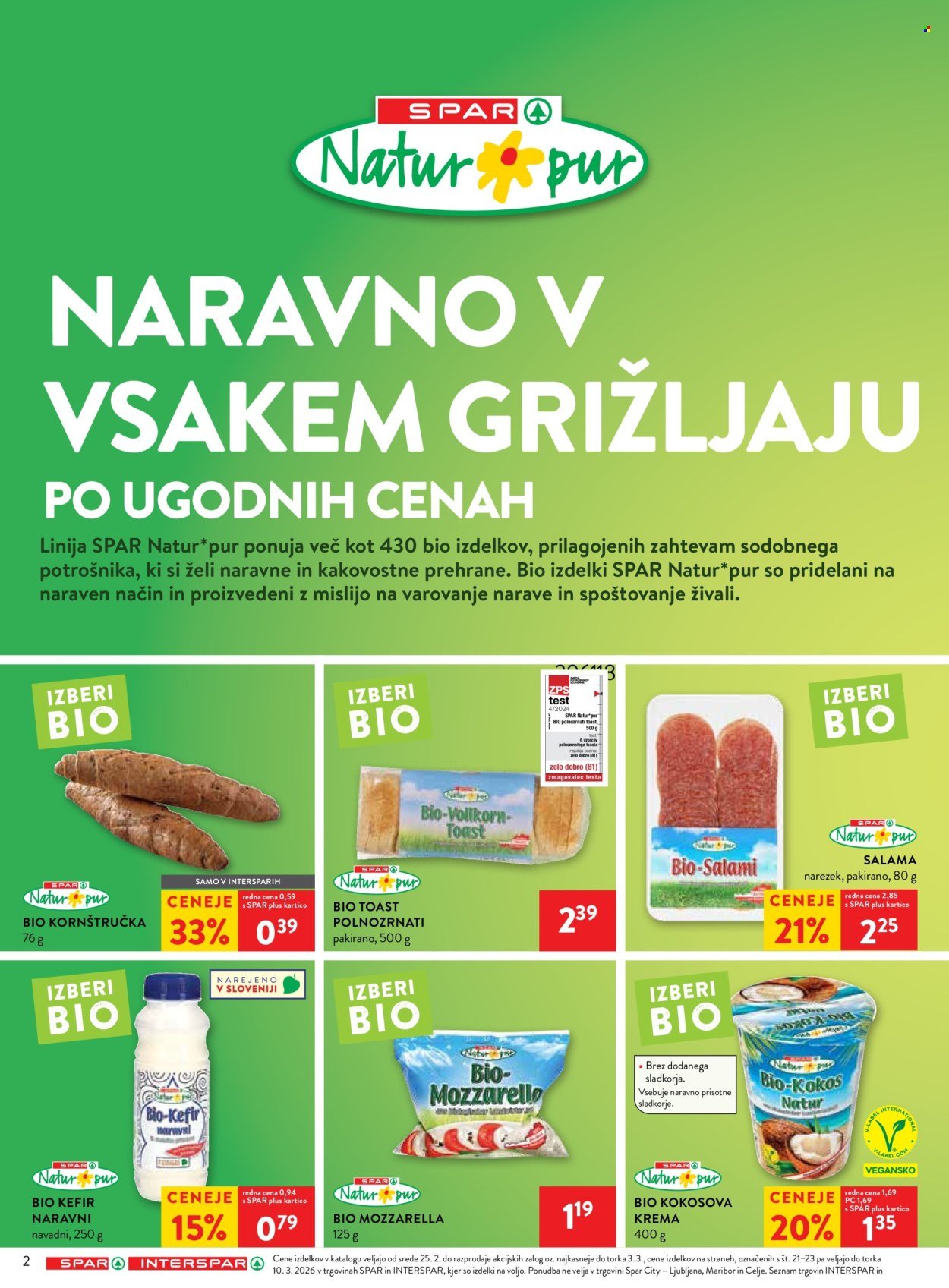 SPAR katalog - Od srede, 25. 2. 2026 (2026-02-25 - 2026-03-10)