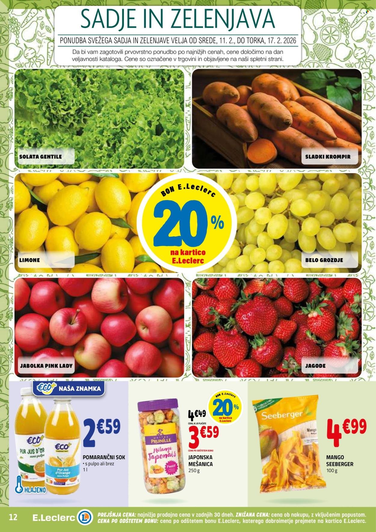 E.LECLERC katalog - Od srede, 11. 2. 2026 (2026-02-11 - 2026-02-21)