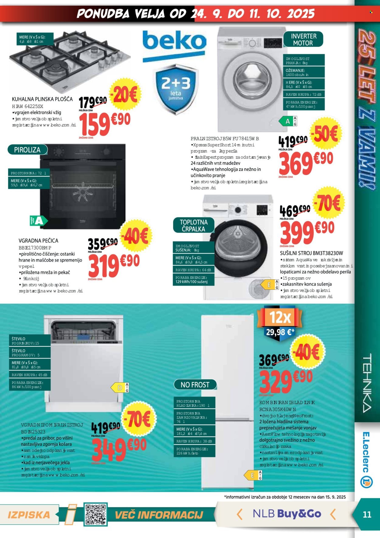 E.LECLERC katalog - E.Leclerc katalog Tehnika (2025-09-24 - 2025-10-11)