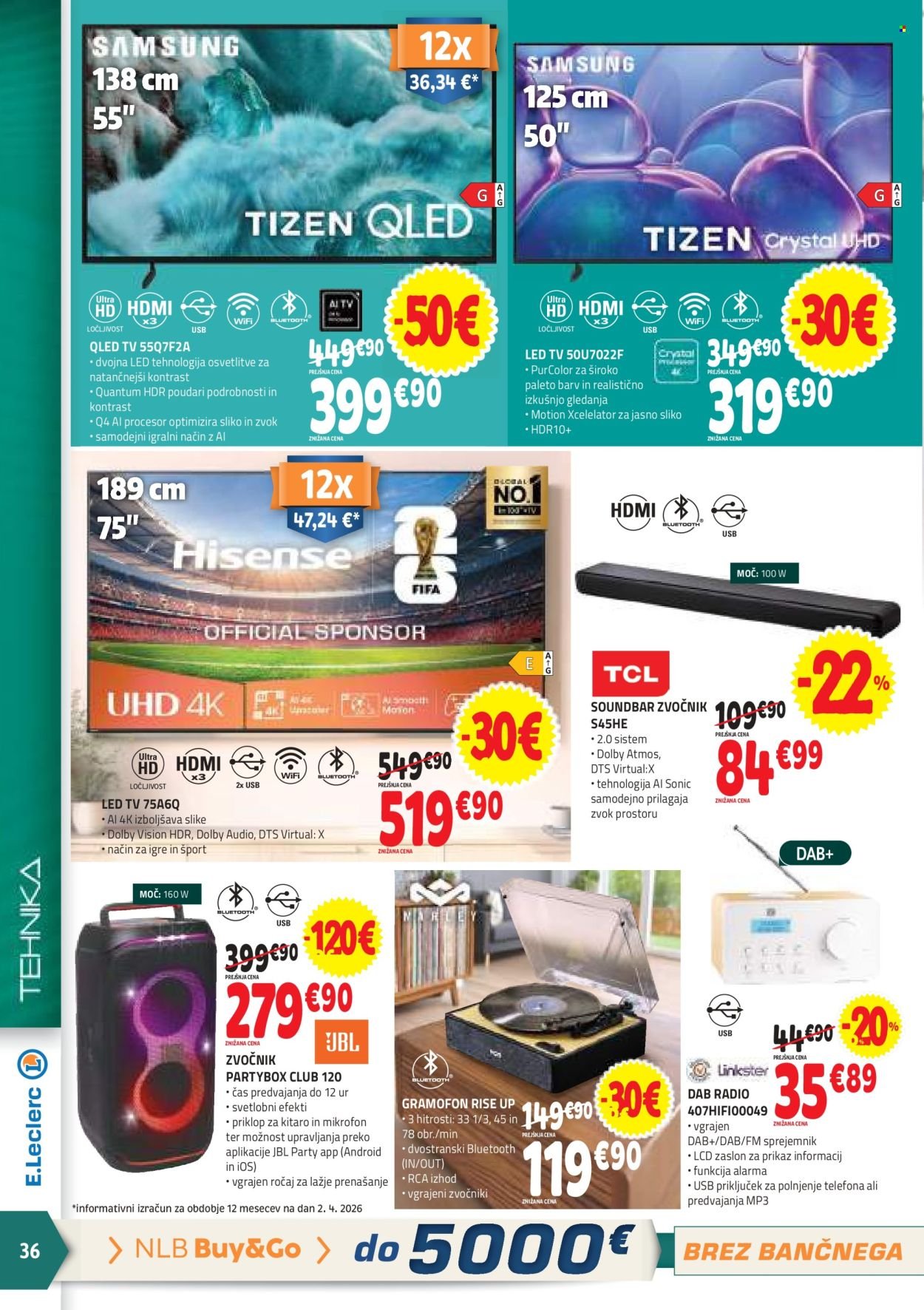 E.LECLERC katalog - Od srede, 15. 4. 2026 (2026-04-15 - 2026-04-25)