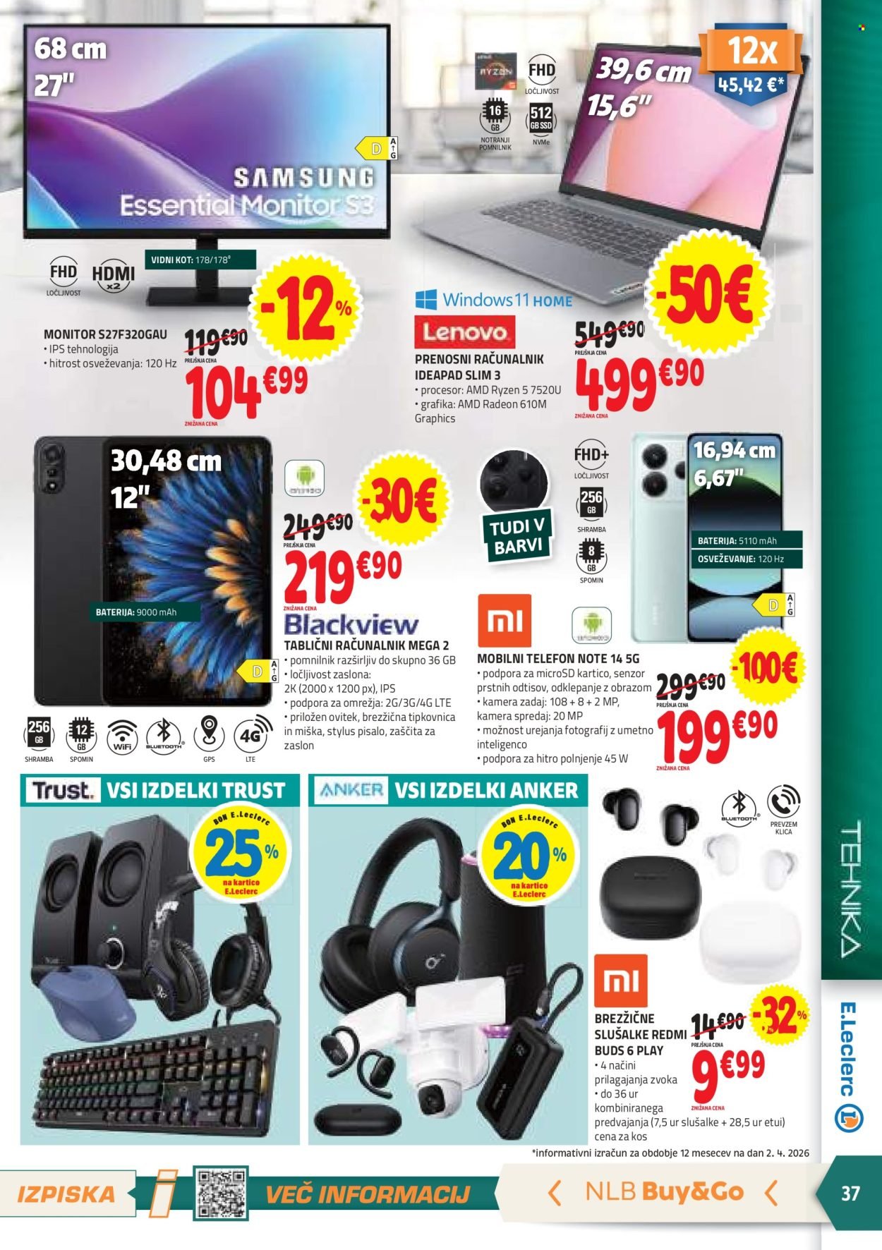 E.LECLERC katalog - Od srede, 15. 4. 2026 (2026-04-15 - 2026-04-25)