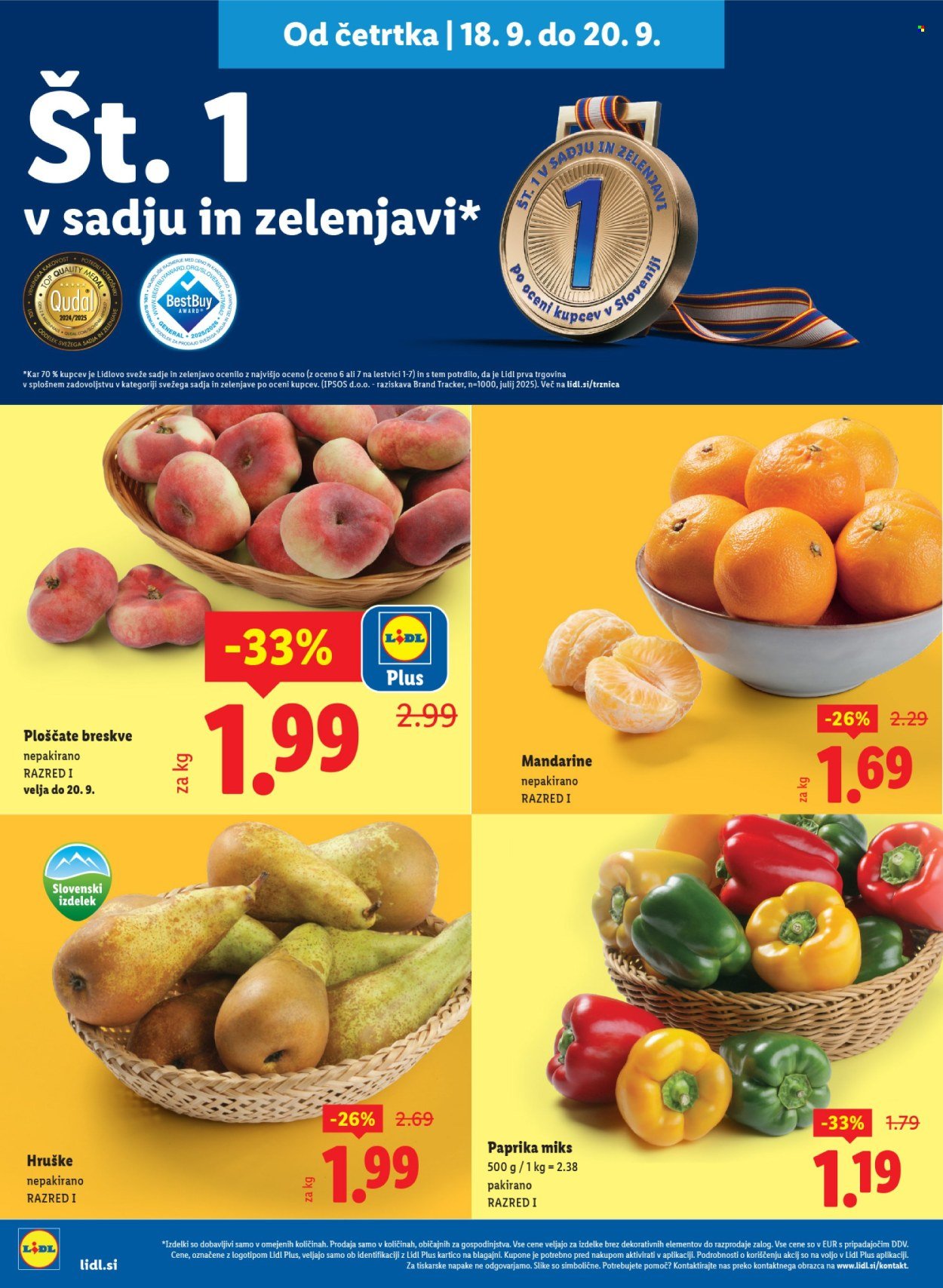 LIDL katalog - Od četrtka, 18. 9. 2025 (2025-09-18 - 2025-09-24)
