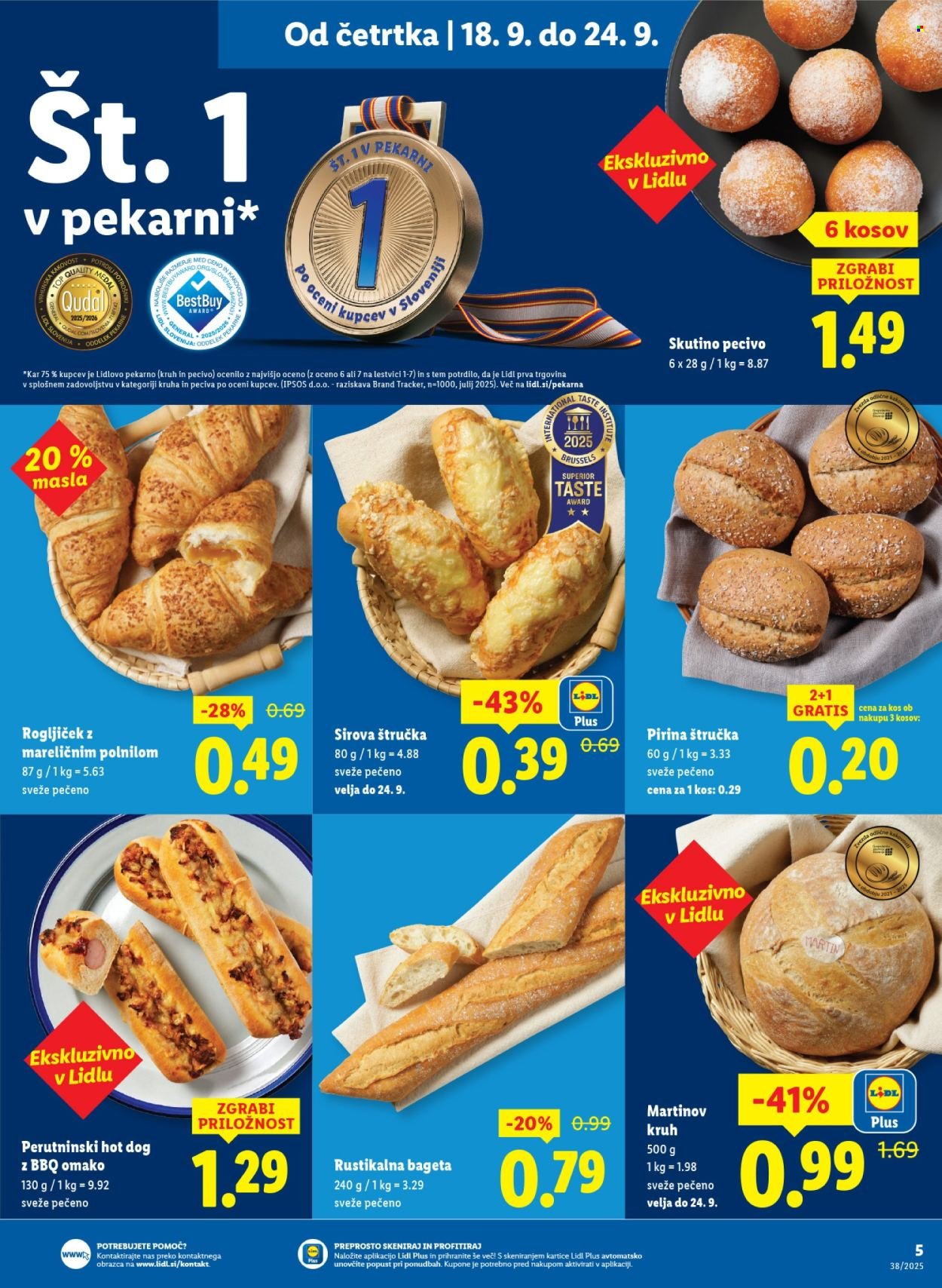 LIDL katalog - Od četrtka, 18. 9. 2025 (2025-09-18 - 2025-09-24)