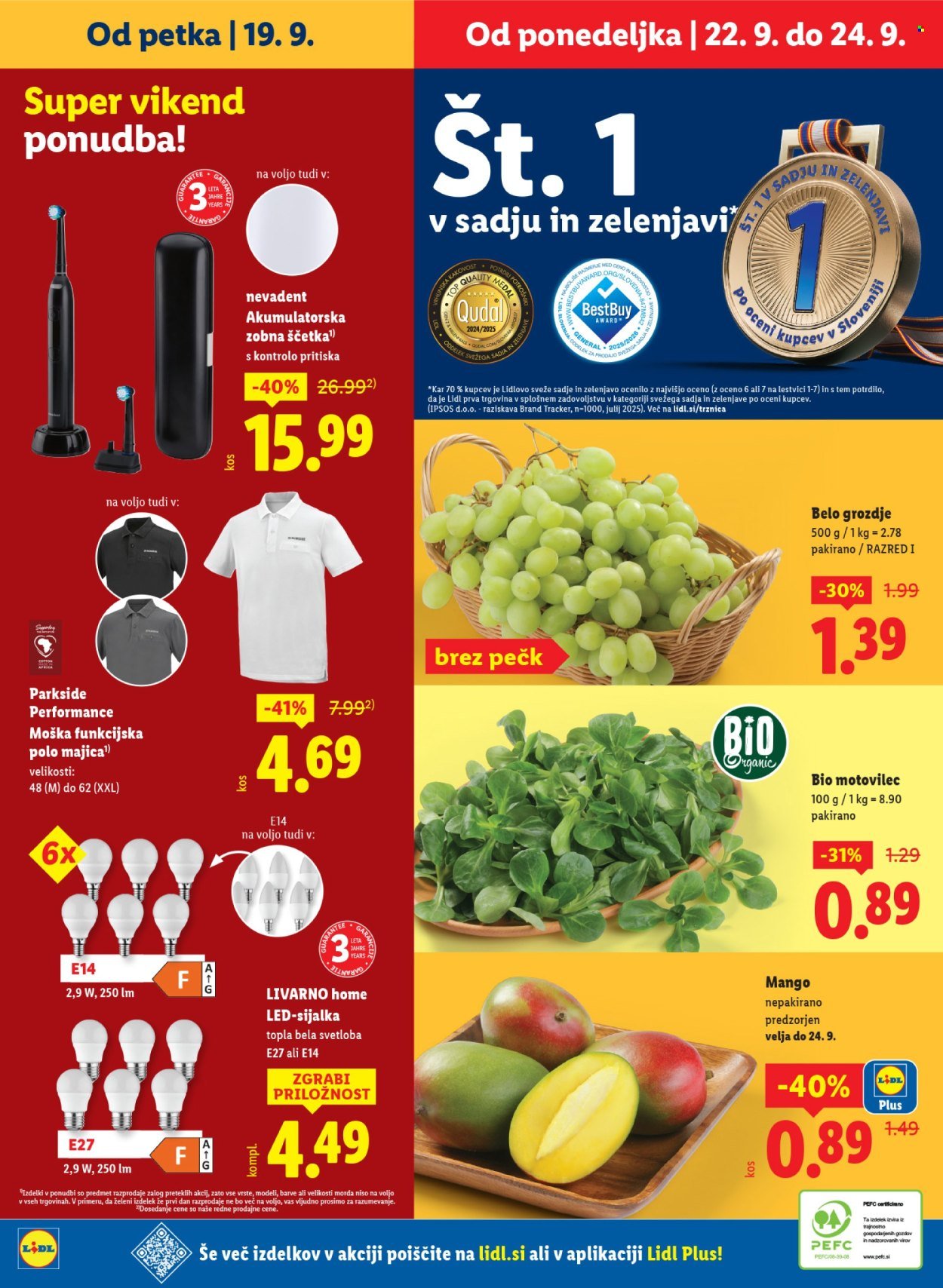 LIDL katalog - Od četrtka, 18. 9. 2025 (2025-09-18 - 2025-09-24)