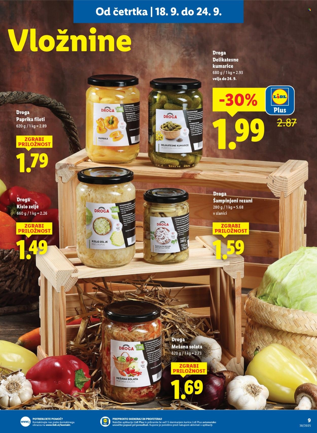LIDL katalog - Od četrtka, 18. 9. 2025 (2025-09-18 - 2025-09-24)