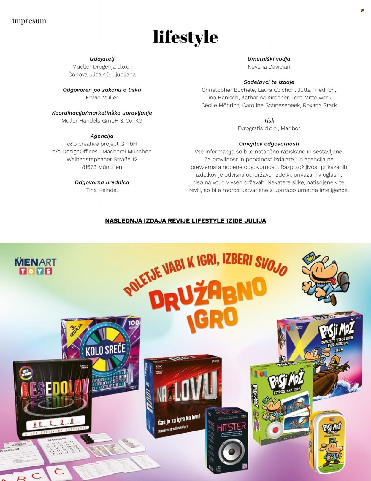 MÜLLER katalog - Lifestyle