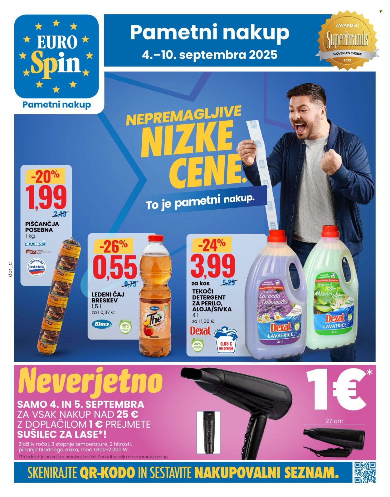 EUROSPIN katalog - Nepremagljive nizke cene (2025-09-04 - 2025-09-10)