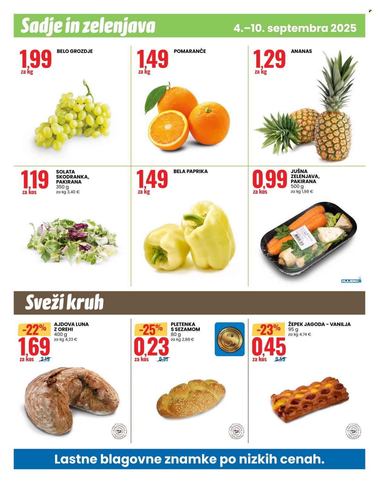 EUROSPIN katalog - Nepremagljive nizke cene (2025-09-04 - 2025-09-10)