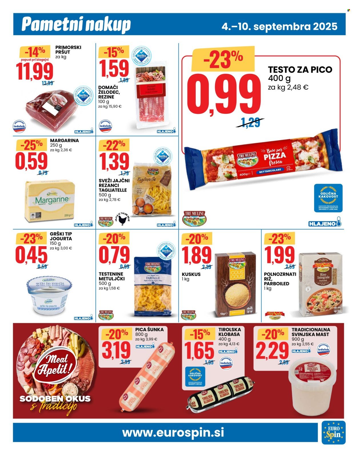 EUROSPIN katalog - Nepremagljive nizke cene (2025-09-04 - 2025-09-10)