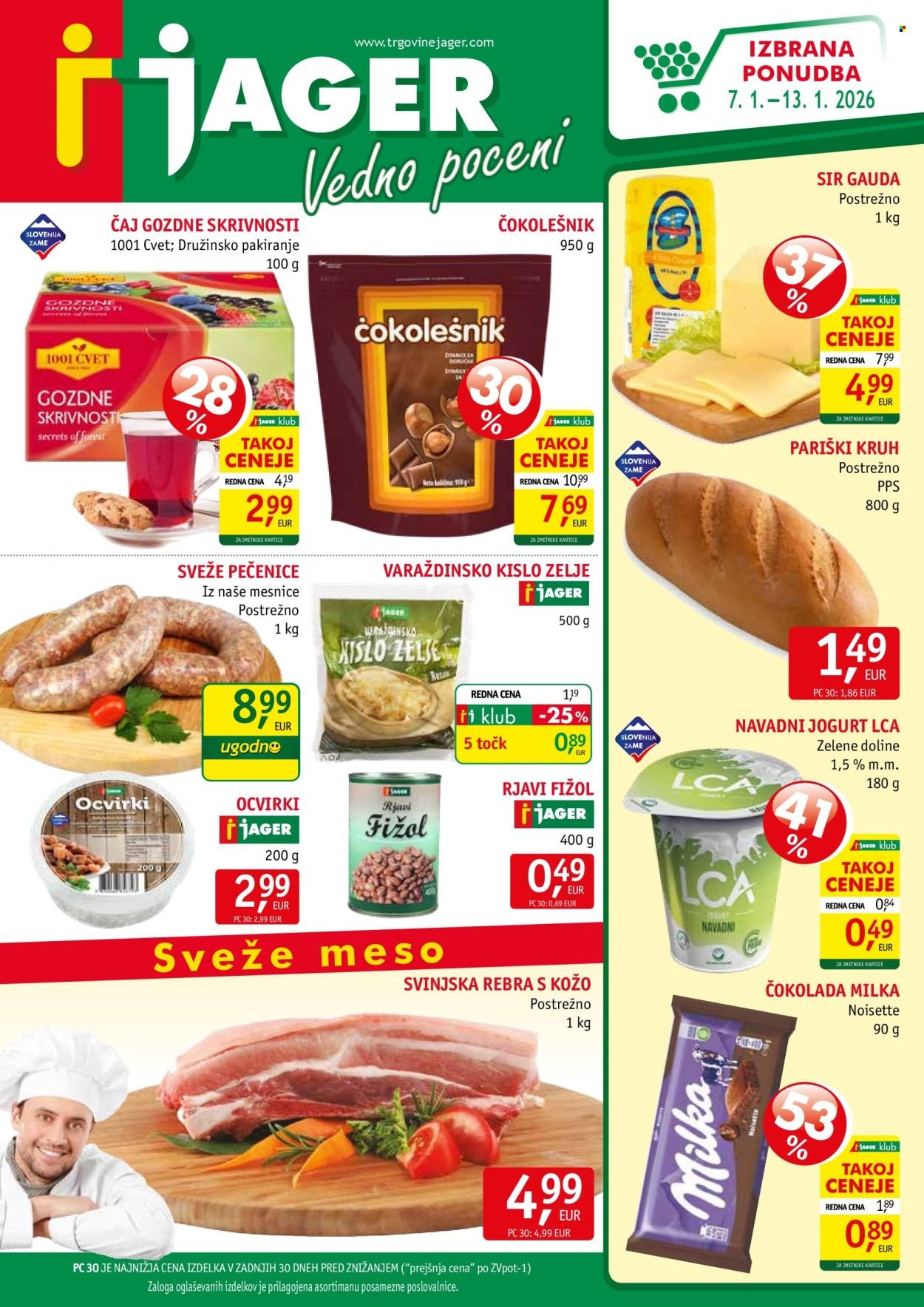 JAGER katalog - Katalog živila (2026-01-07 - 2026-01-13)