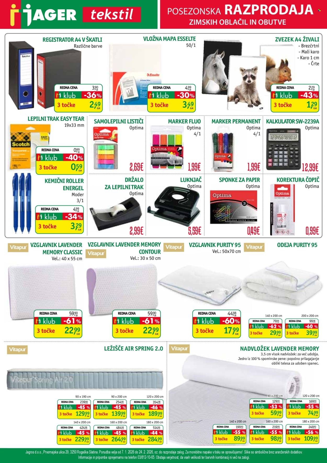 JAGER katalog - Katalog tekstil (2026-01-07 - 2026-01-13)