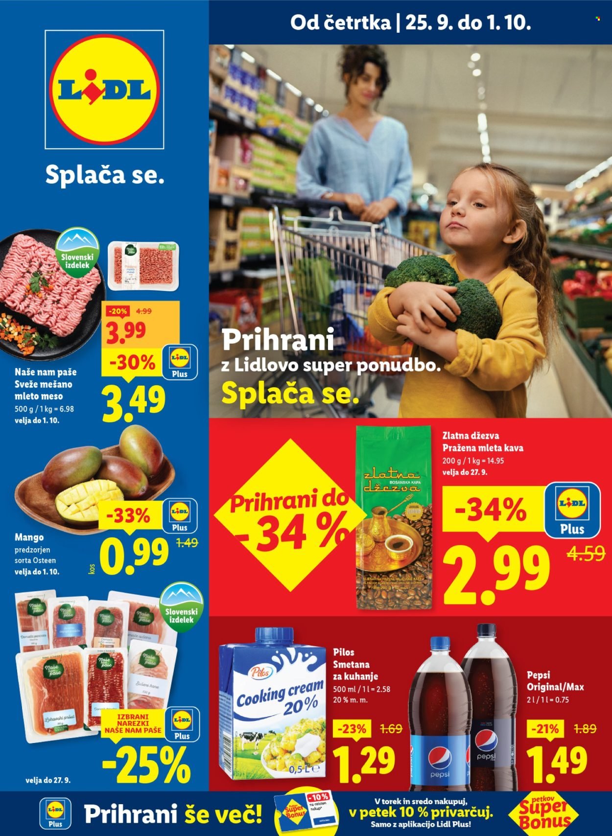LIDL katalog - Od četrtka, 25. 9. 2025 (2025-09-25 - 2025-10-01)