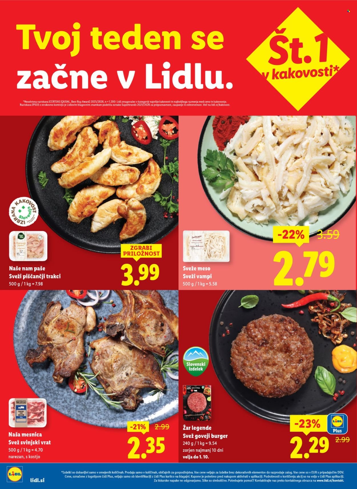 LIDL katalog - Od četrtka, 25. 9. 2025 (2025-09-25 - 2025-10-01)