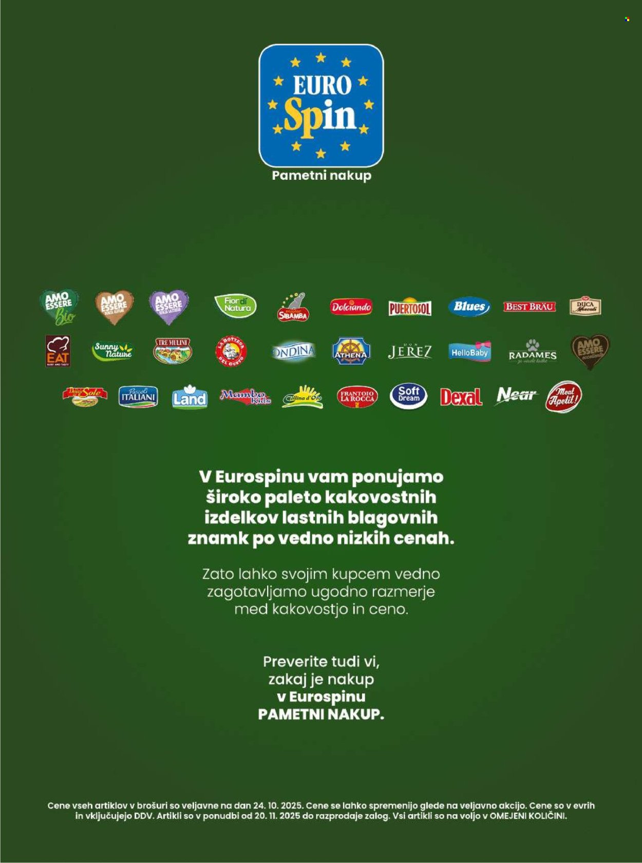 EUROSPIN katalog - Brošura Že diši po praznikih 2025 (2025-11-17 - 2025-11-30)