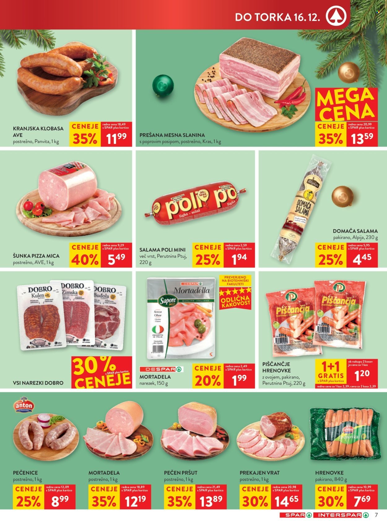 SPAR katalog - Od srede, 10. 12. 2025 (2025-12-10 - 2025-12-31)