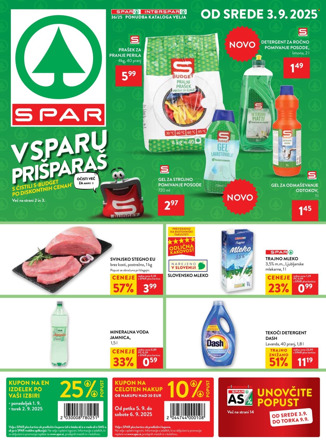 SPAR katalog - Od srede, 3. 9. 2025 (2025-09-03 - 2025-09-09)