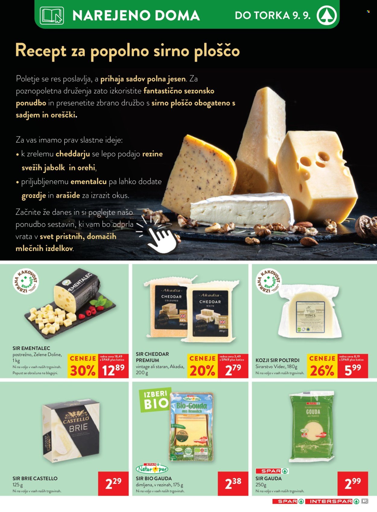SPAR katalog - Od srede, 3. 9. 2025 (2025-09-03 - 2025-09-09)