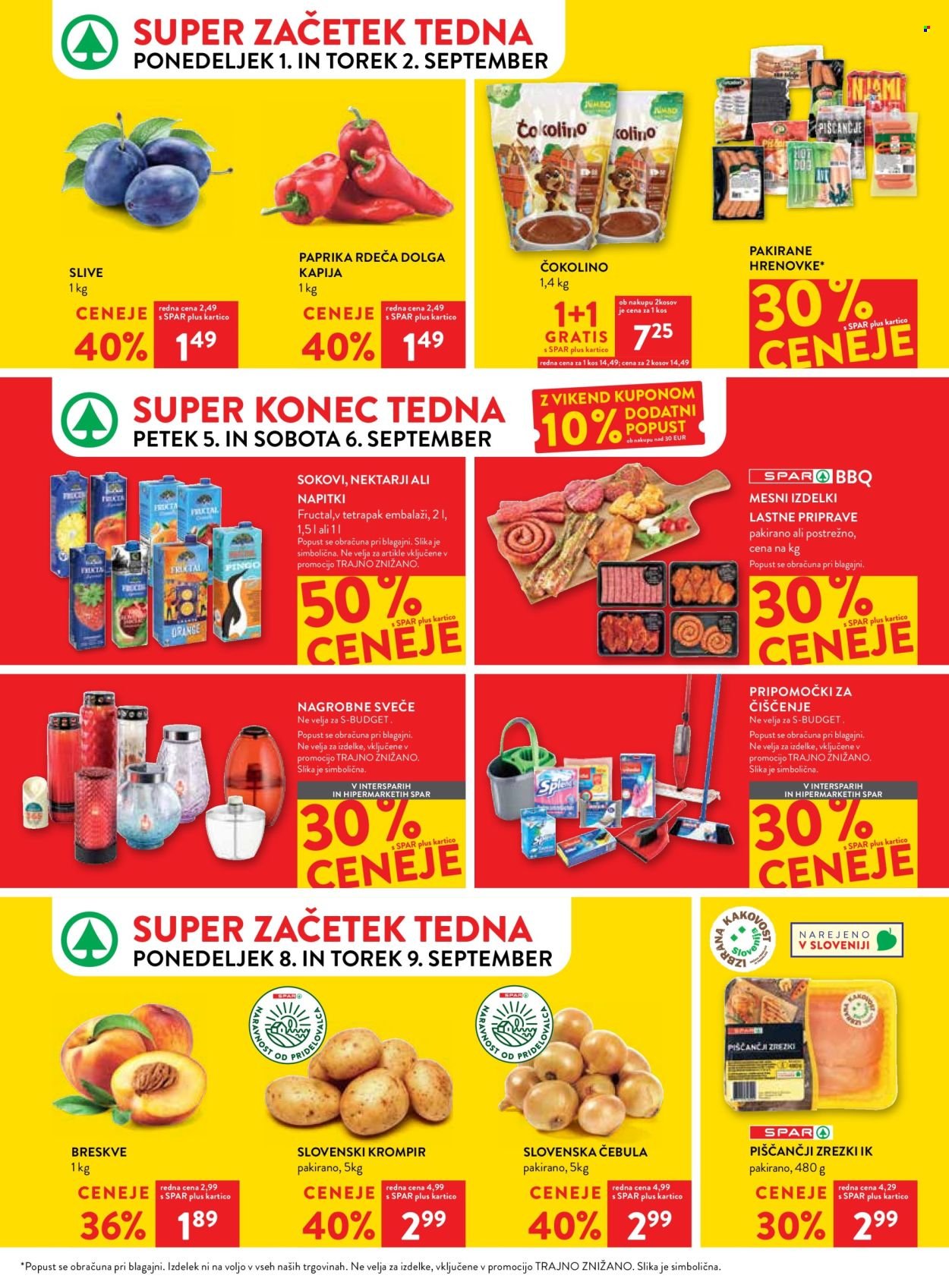 SPAR katalog - Od srede, 3. 9. 2025 (2025-09-03 - 2025-09-09)
