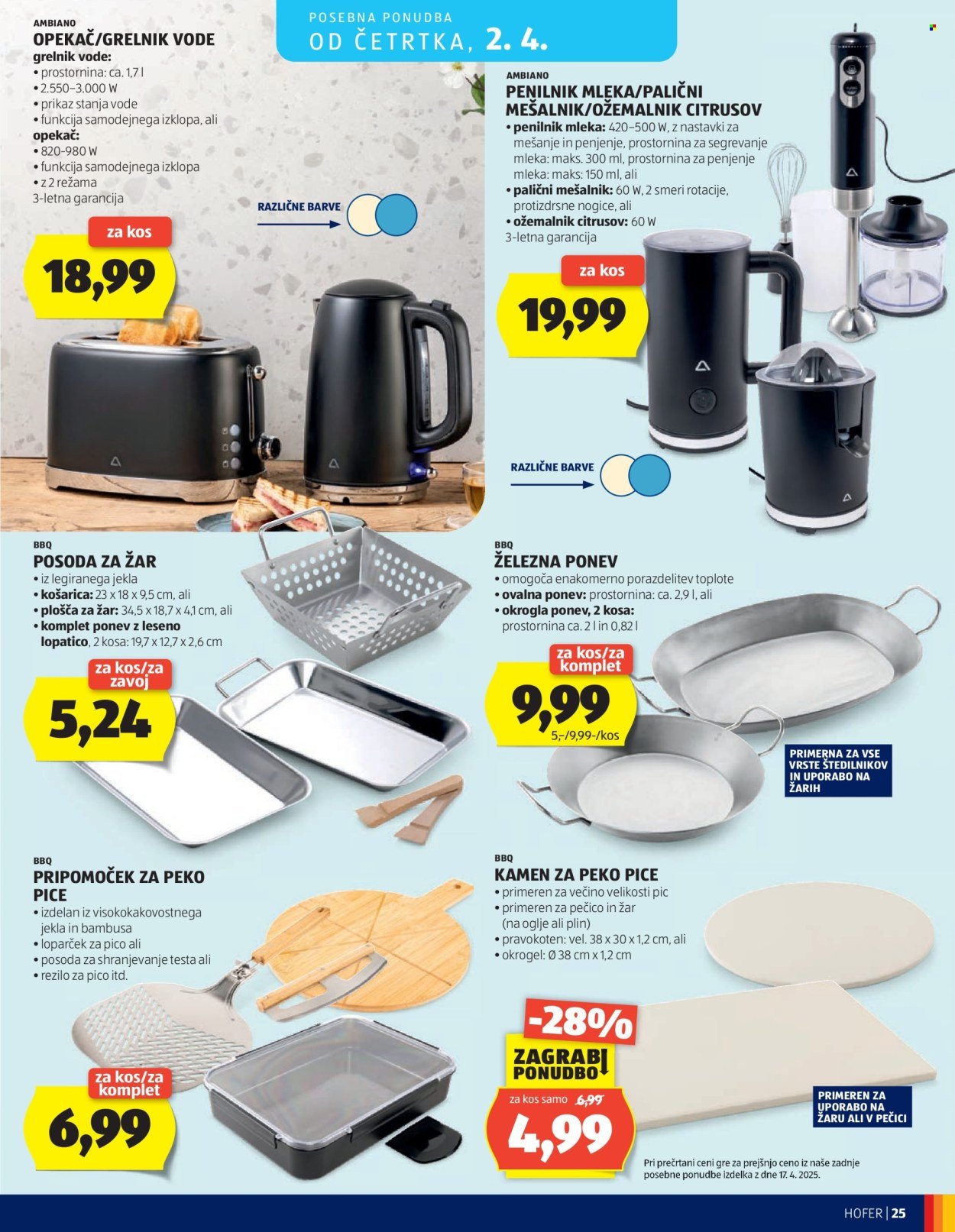 HOFER katalog - Od srede, 25. 3. 2026 (2026-03-25 - 2026-04-02)