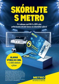 METRO leták - Skórujte s METRO