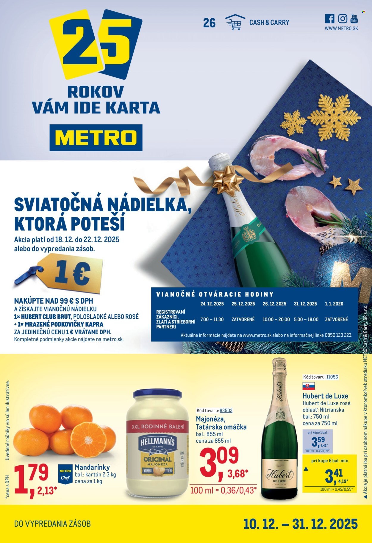 METRO leták - Maloobchod (2025-12-10 - 2025-12-31) | 1