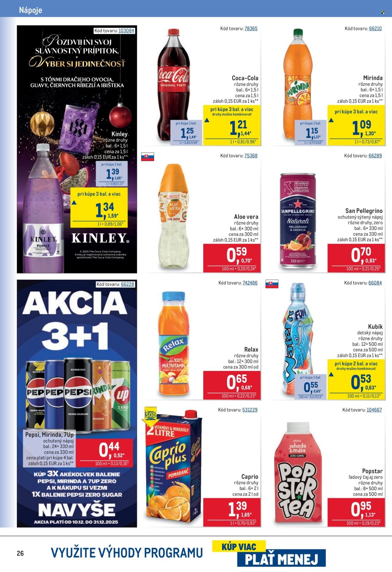METRO leták - Maloobchod (2025-12-10 - 2025-12-31) | 26