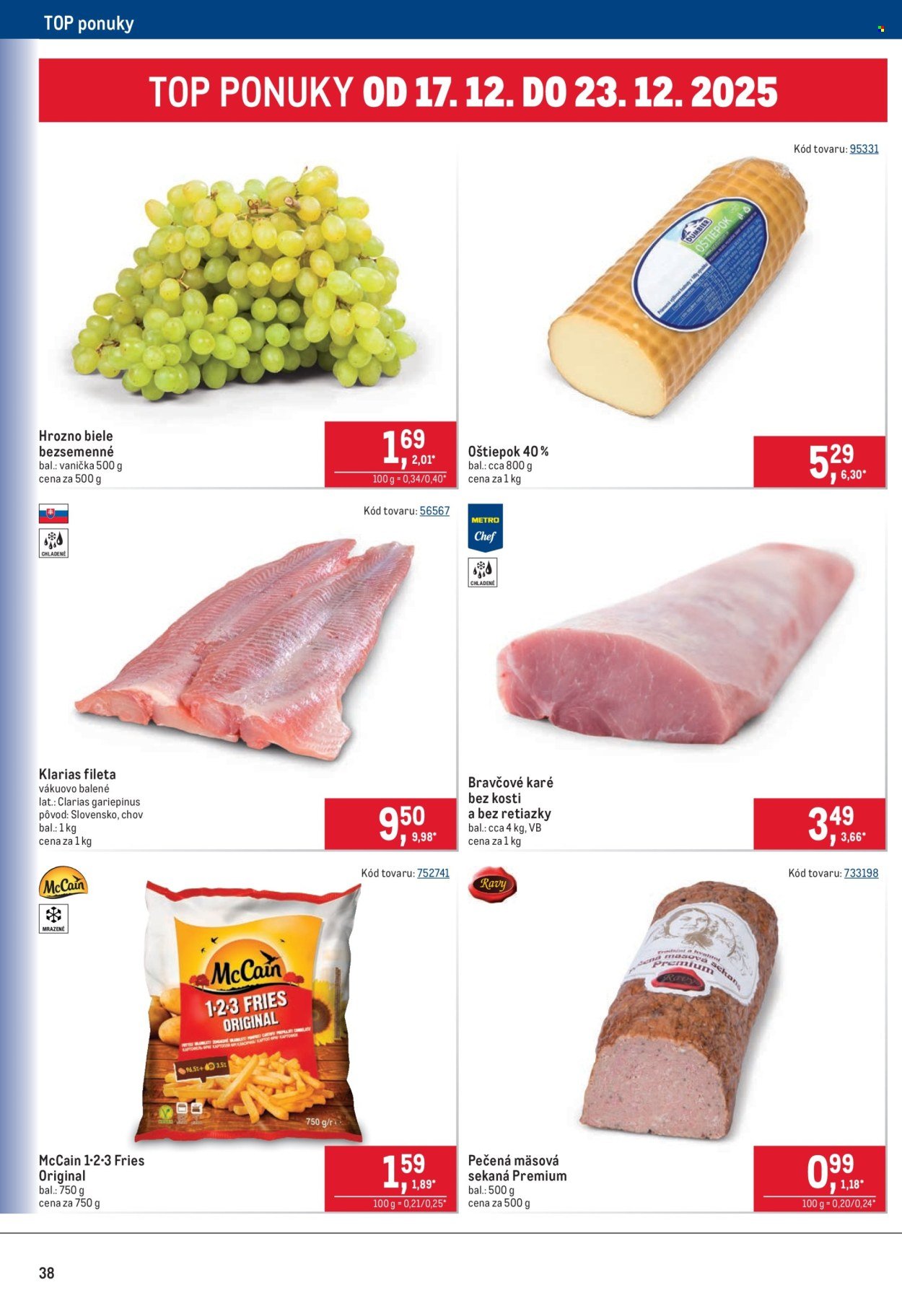 METRO leták - Maloobchod (2025-12-10 - 2025-12-31) | 38
