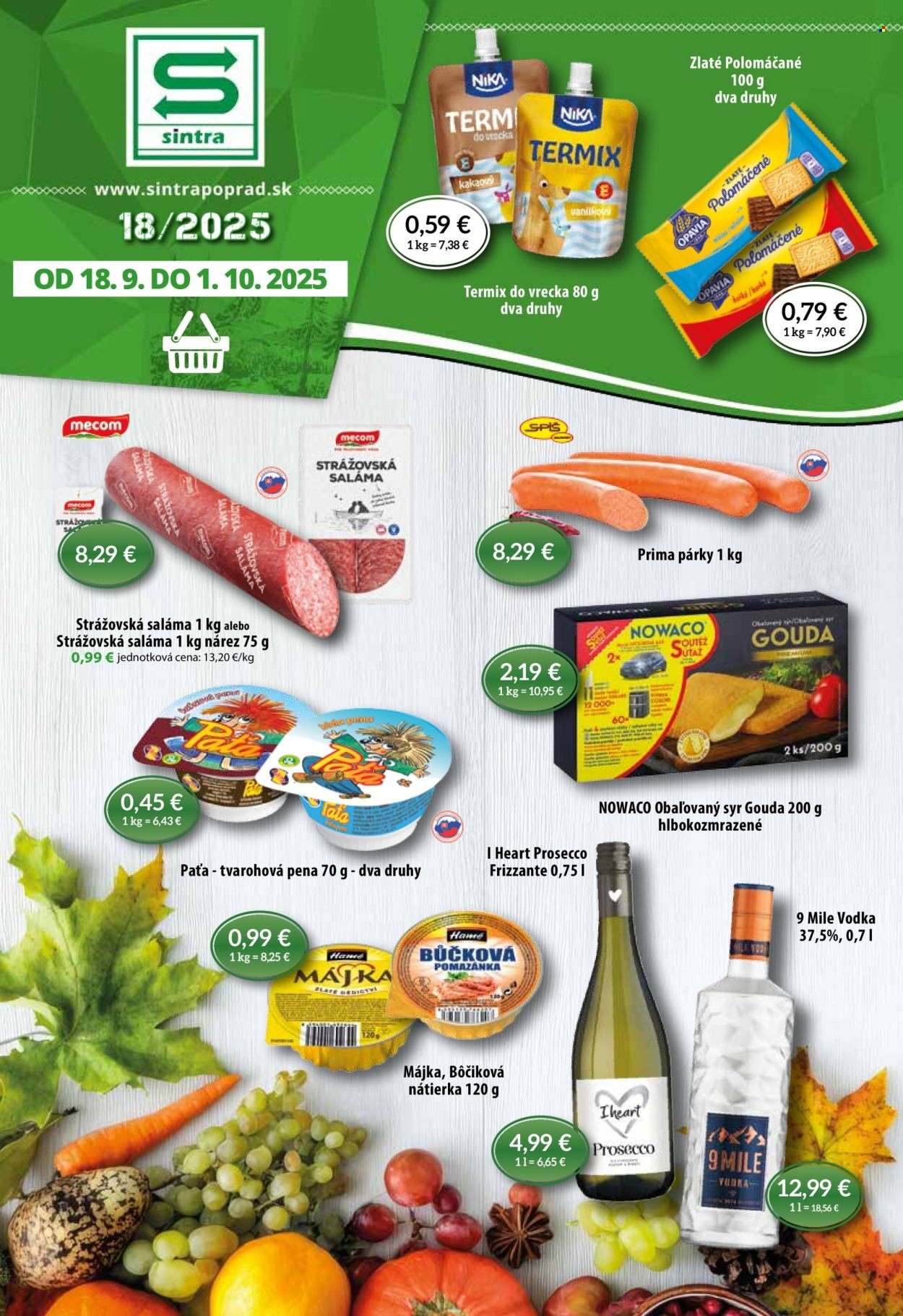 SINTRA leták - Od štvrtka 18.9.2025 (2025-09-18 - 2025-10-01) | 1